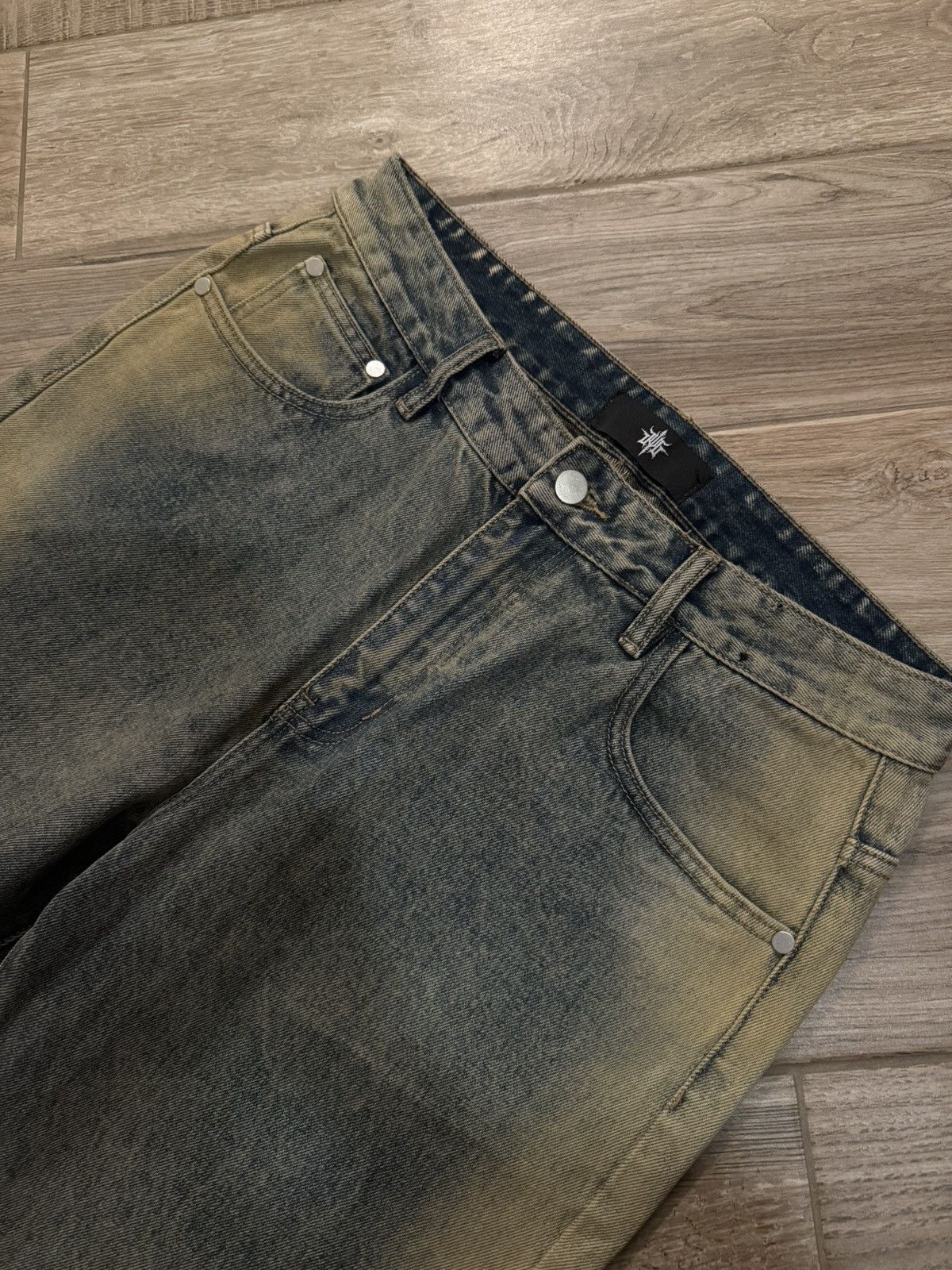 Japanese Brand Flared denim Size US 34 / EU 50 - 2 Thumbnail