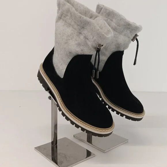Jimmy Choo Jimmy Choo Women's Bao Suede Moto Biker Boots - EU36.5/US6.5 Size US 6.5 / IT 36.5 - 1 Thumbnail