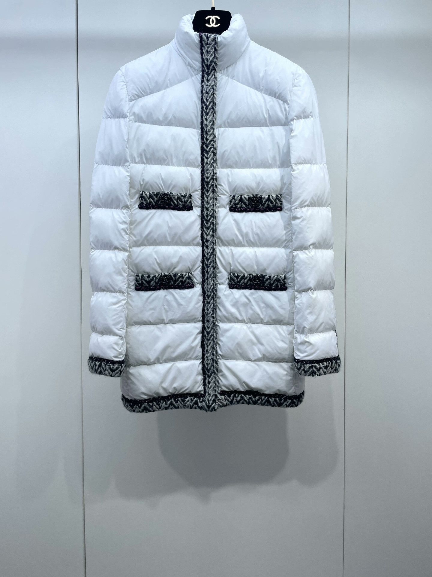 Chanel Chanel Forest Series White Four-Pocket Puffer Size XXS / US 00 / IT 34 - 1 Thumbnail