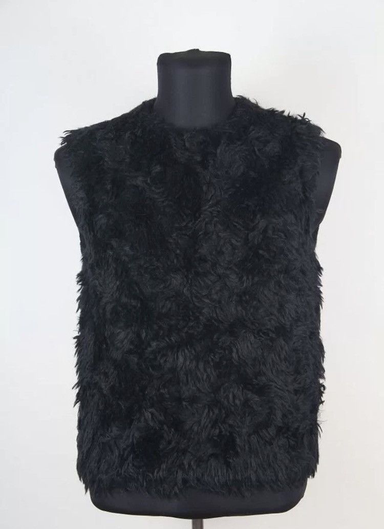 image of Prada 2007 Mohair Cozy Wool Vest Sweater in Black, Men's (Size Small)