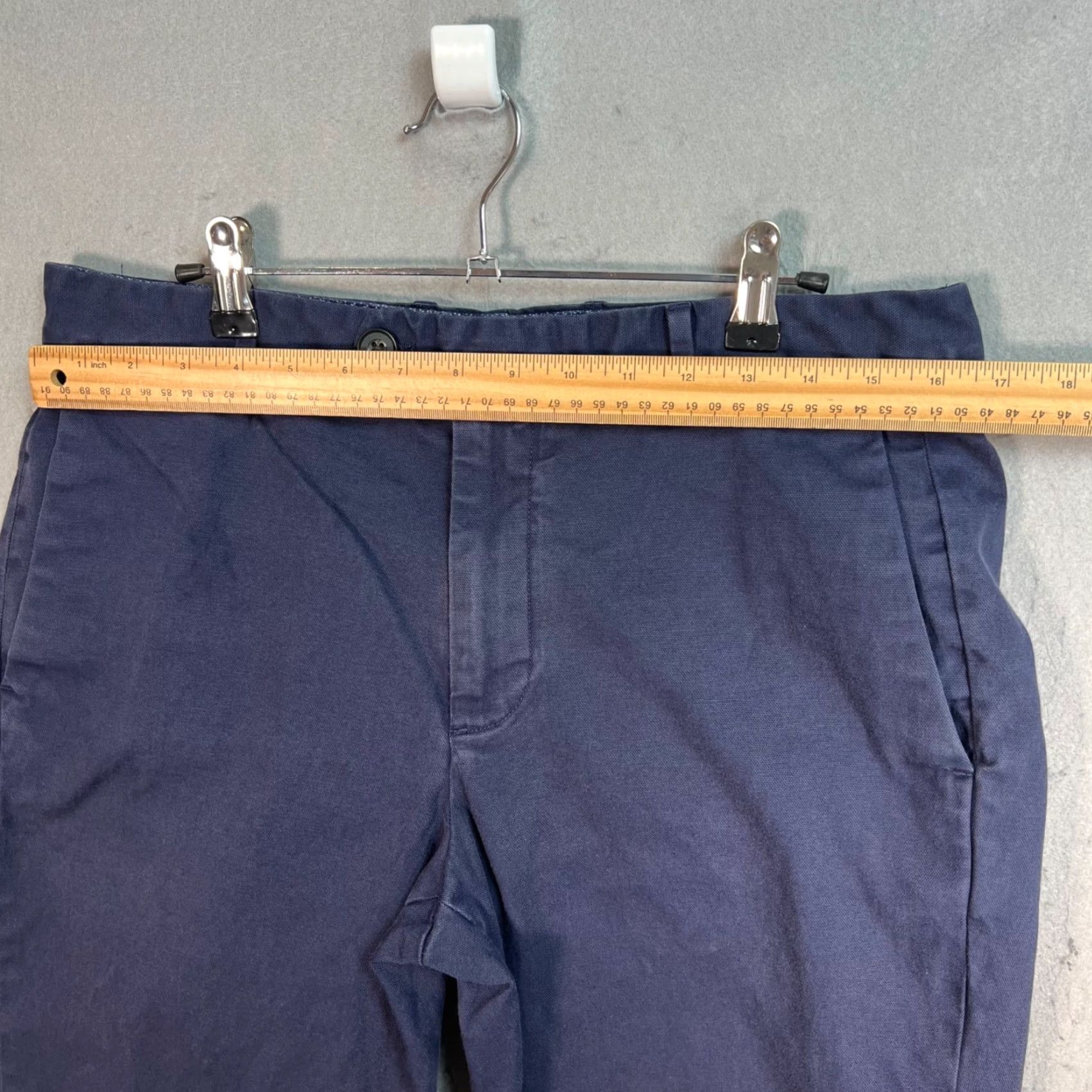 Bonobos Bonobos Slim Fit Chino Pants - Navy - Men's 32 - Cotton Blend - 29" Inseam - Flat Front - Lightweight Pockets - Weekday Warrior Size US 32 / EU 48 - 6 Thumbnail