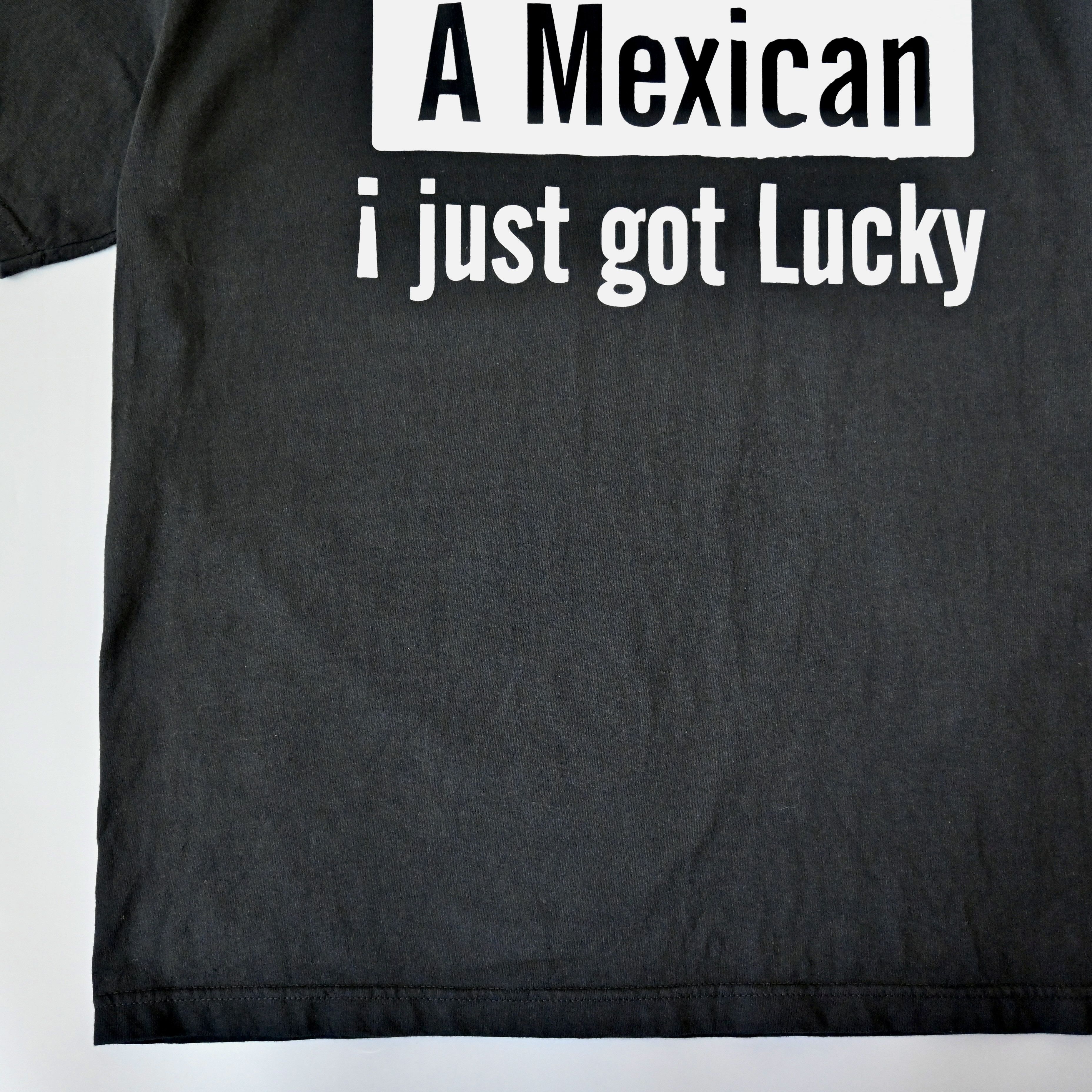 Vintage VTG 1990s "I didn't ask to B A Mexican" t-shirt made in USA Size US XL / EU 56 / 4 - 4 Thumbnail