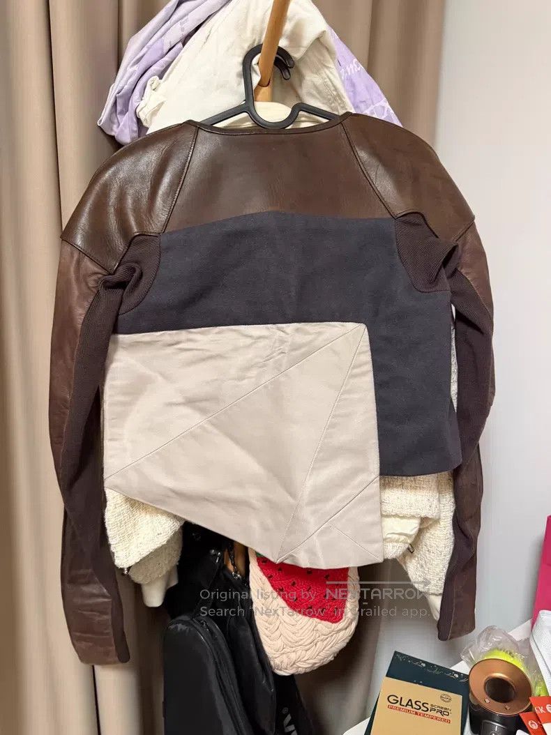 Rick Owens Rick Owens Patchwork short leather jacket Size XS / US 0-2 / IT 36-38 - 2 Thumbnail
