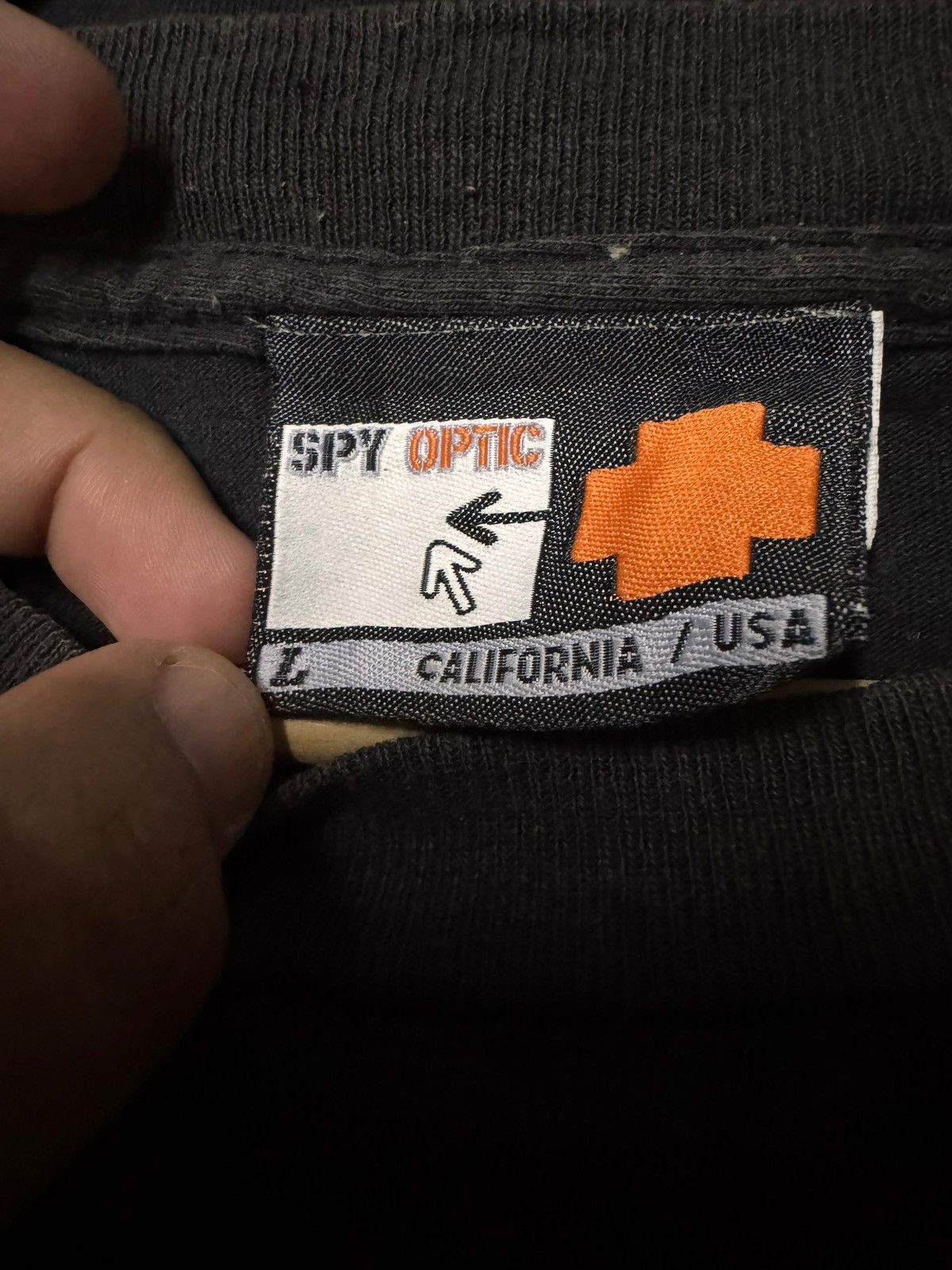 SPY Optic Vtg🔥90’s Spy Optic Printed Super Spy Tee Size US L / EU 52-54 / 3 - 9 Thumbnail