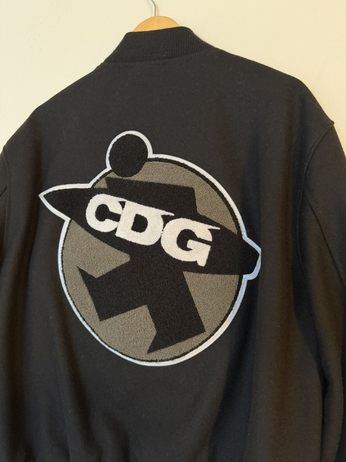 Comme des Garcons × Stussy Stussy X CDG Varsity Jacket Size US XL / EU 56 / 4 - 8 Thumbnail
