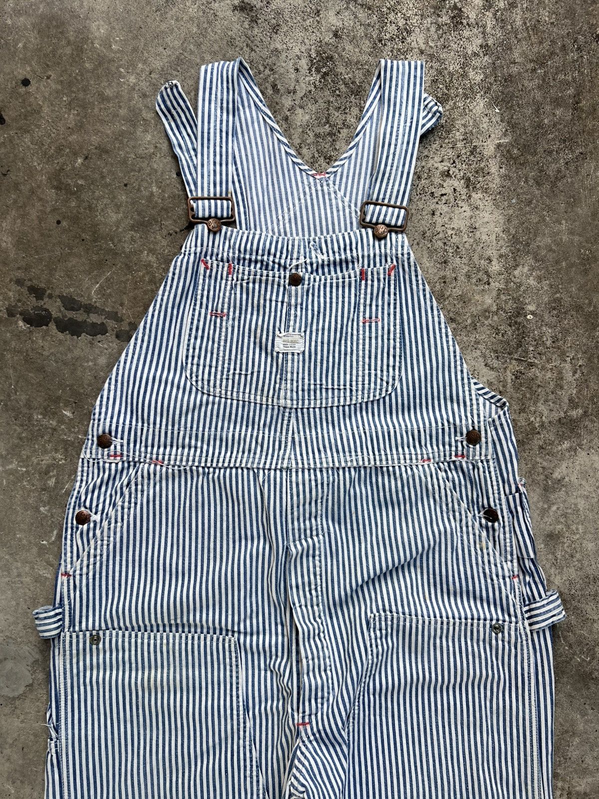 JCPenney 1960’s Big Mac JCpenny striped overalls Size US 40 / EU 56 - 1 Thumbnail