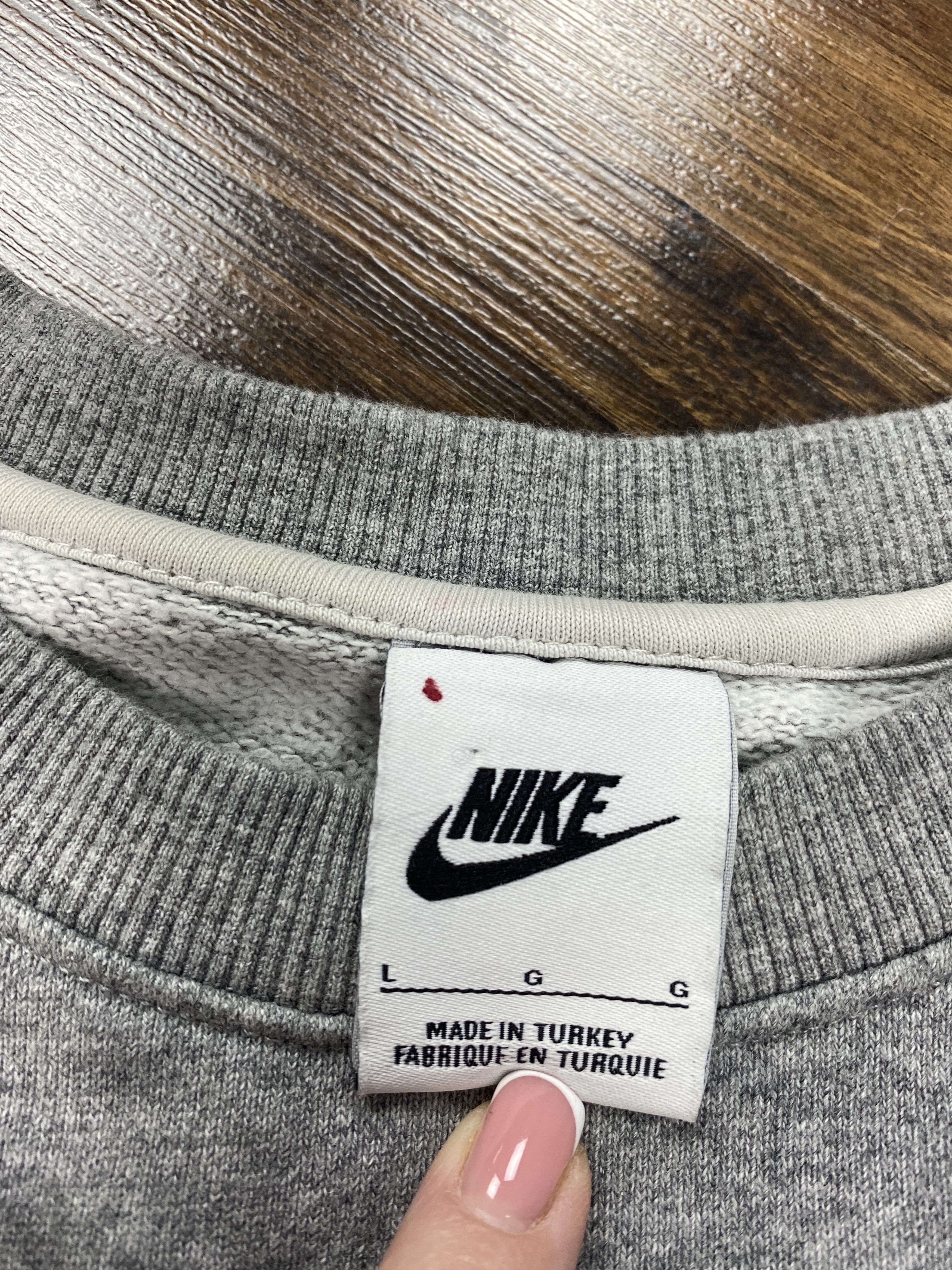 Nike Nike Mens Big Logo Swoosh Crew Neck Sweatshirt Size US L / EU 52-54 / 3 - 4 Thumbnail