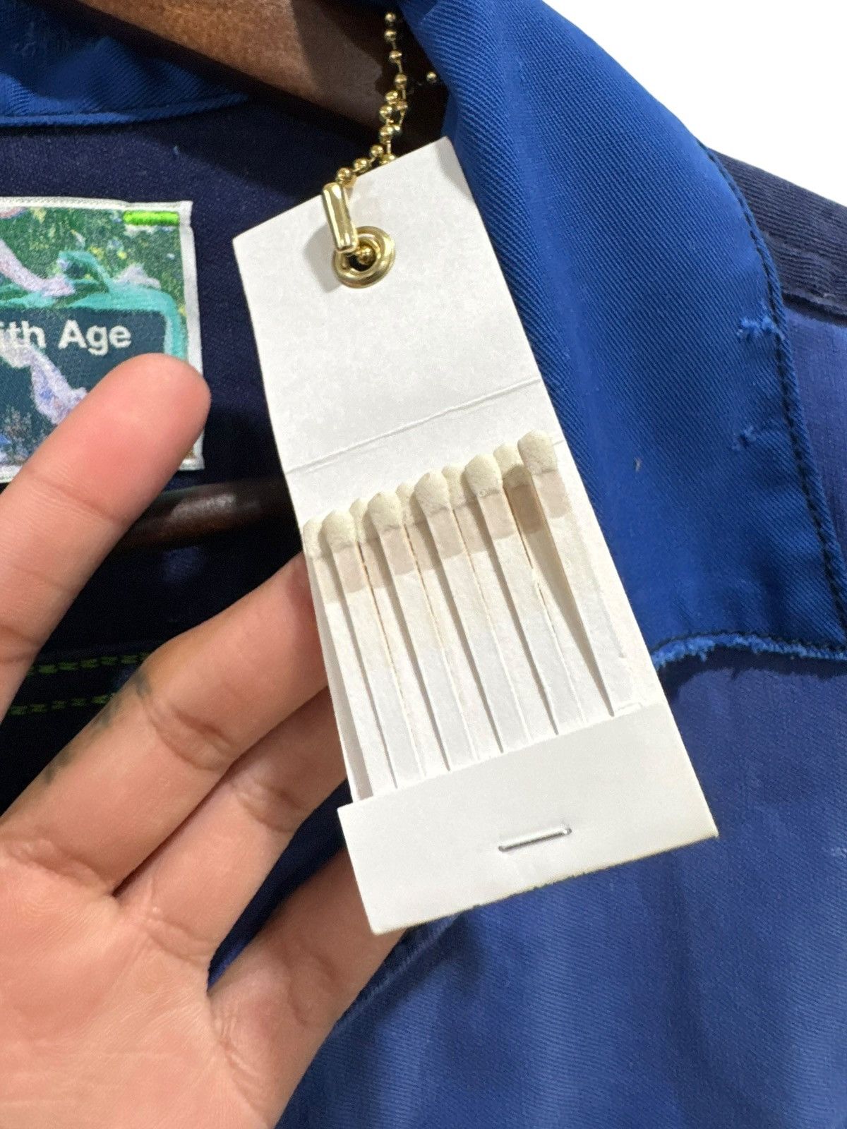 Better With Age Better With Age Camion Reconstructed French Work Jacket Blue Size US M / EU 48-50 / 2 - 11 Thumbnail