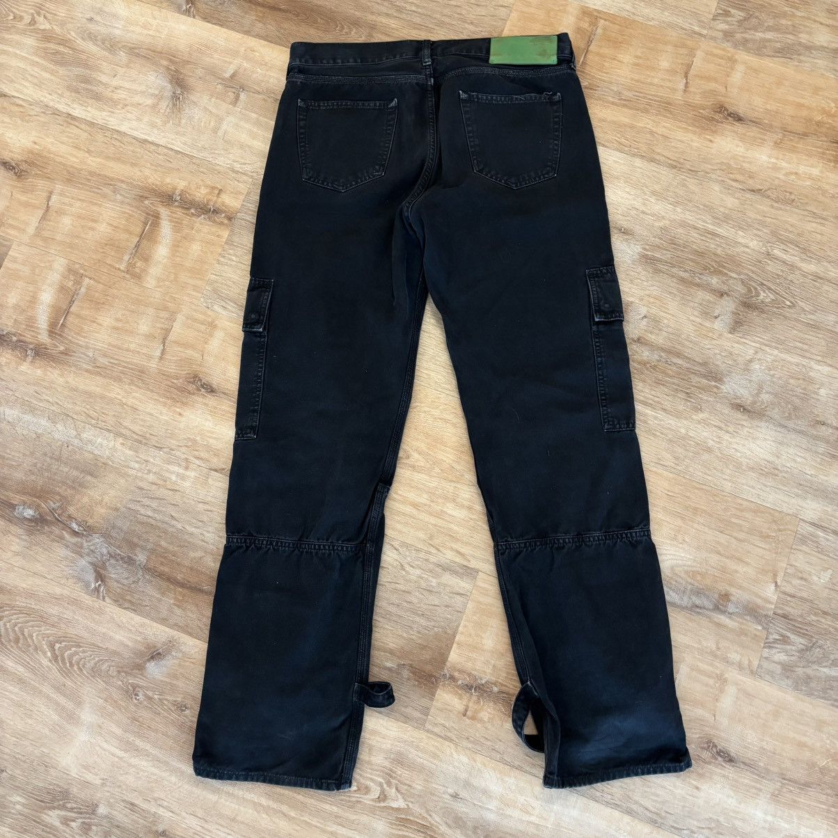 Off-White Off White Black Cargo Pants Size US 34 / EU 50 - 2 Thumbnail