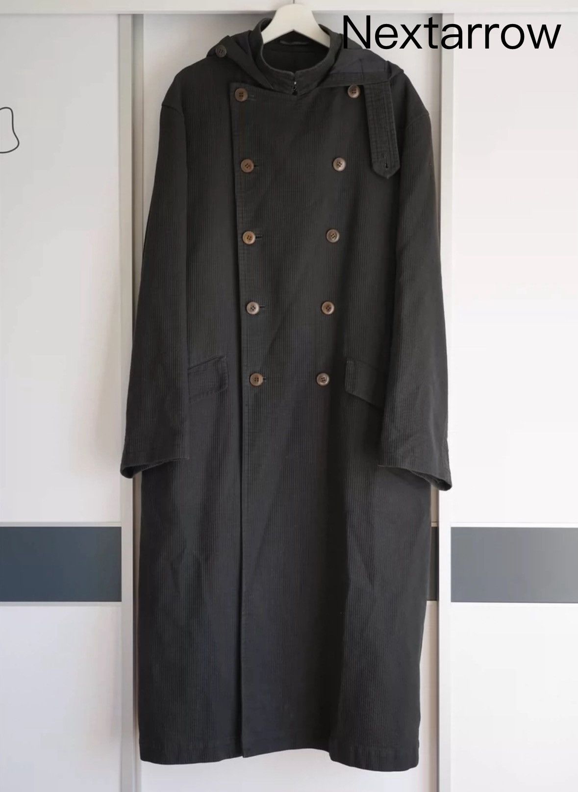 Yohji Yamamoto Yohji Yamamoto 96aw Double breasted Hooded Coat Size US M / EU 48-50 / 2 - 1 Thumbnail