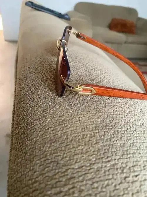 Electric Visual Rimless Square Sunglasses Size ONE SIZE - 4 Thumbnail
