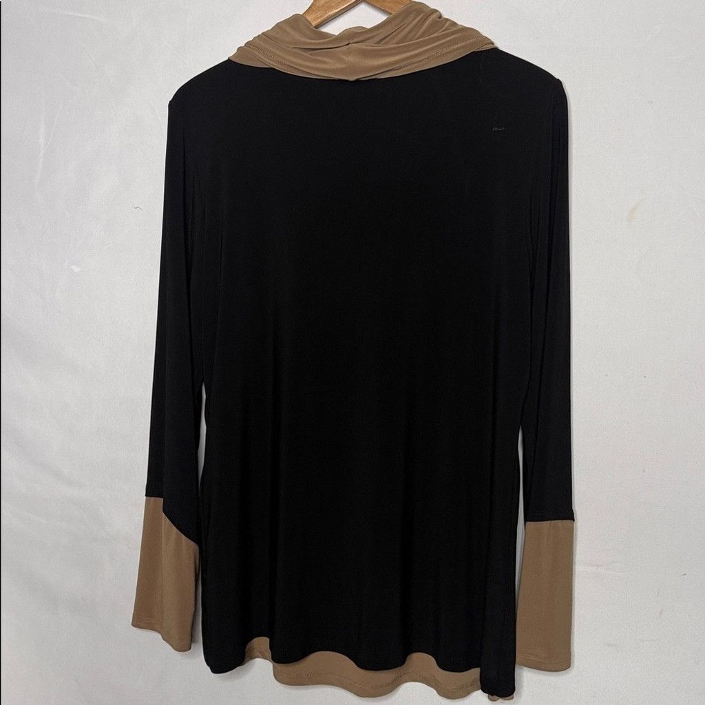 Joseph Ribkoff Joseph Ribkoff chic two tone cowl neck drawstring blouse 12 Size XL / US 12-14 / IT 48-50 - 7 Thumbnail