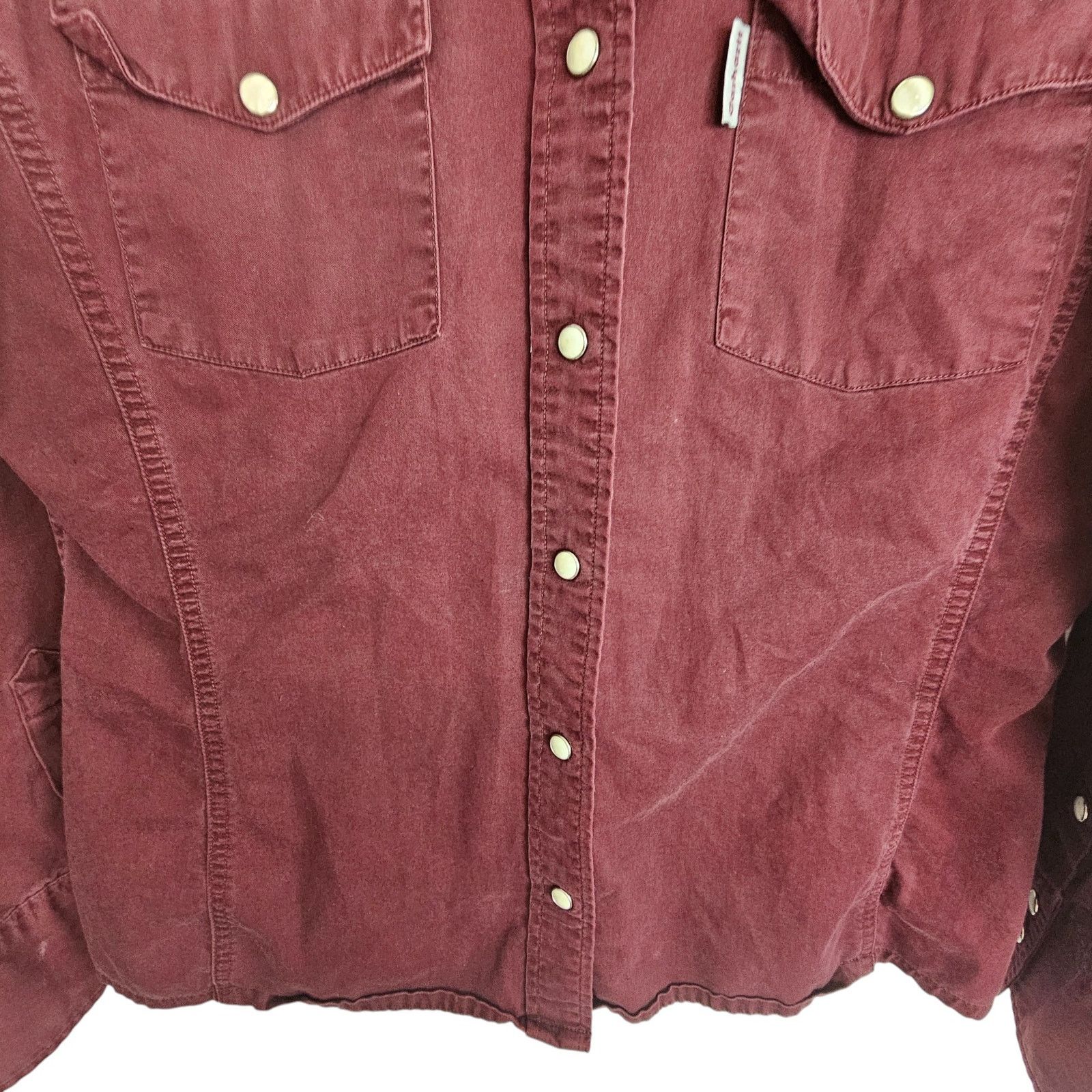 Carhartt Carhartt Womens Western Shirt Pearl Snap Size S Cowgirl Work Size S / US 4 / IT 40 - 3 Thumbnail