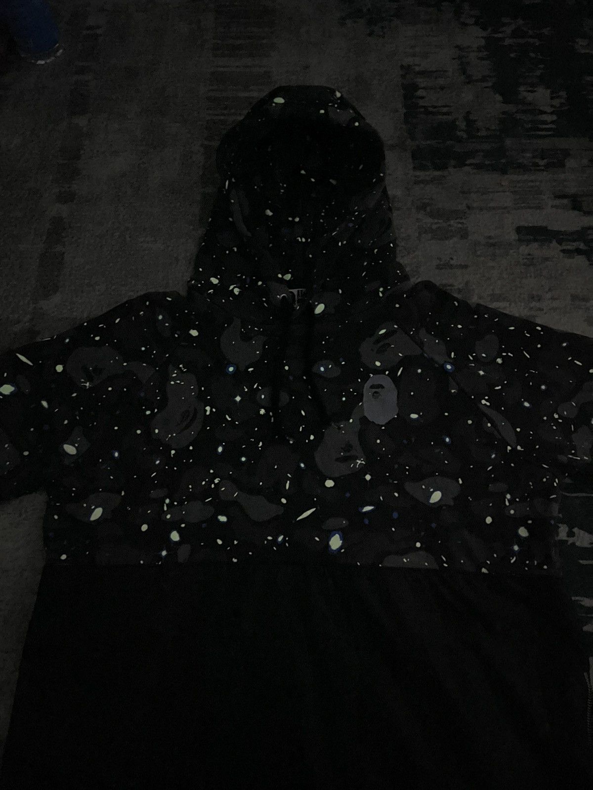Bape Space Camo Wide Side Zip Pullover Hoodie Size US L / EU 52-54 / 3 - 22 Thumbnail