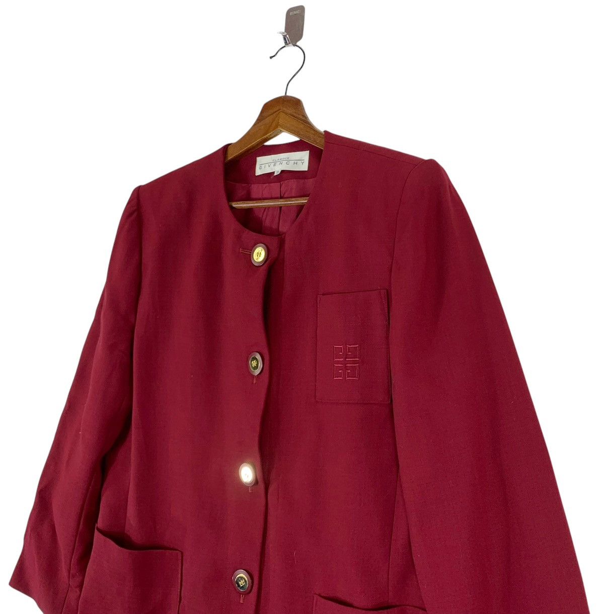 Givenchy VINTAGE GIVENCHY GLAMOUR WOMEN BUTTON JACKET Size M / US 6-8 / IT 42-44 - 4 Thumbnail