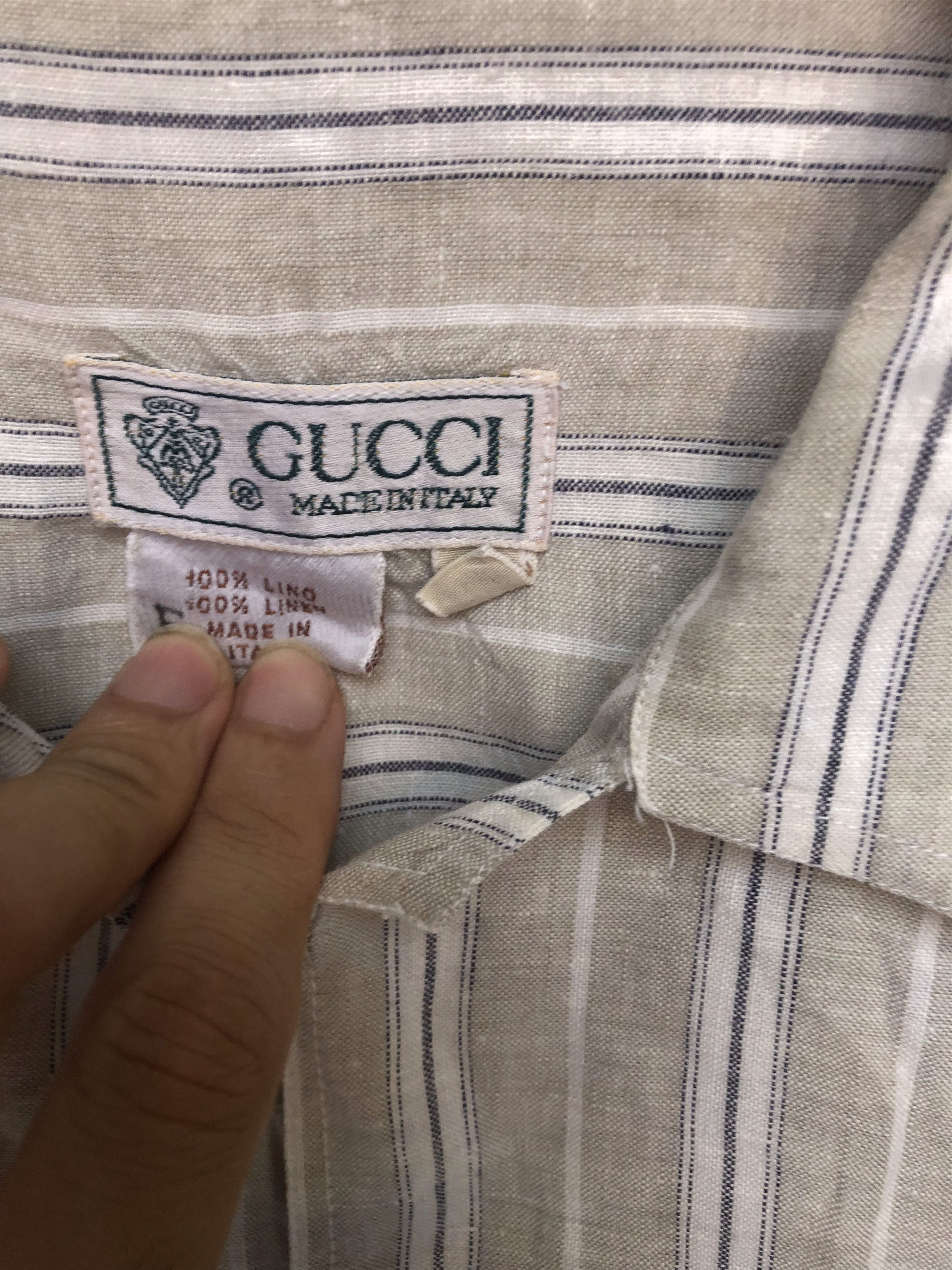 Gucci linen shirt Size US S / EU 44-46 / 1 - 5 Thumbnail