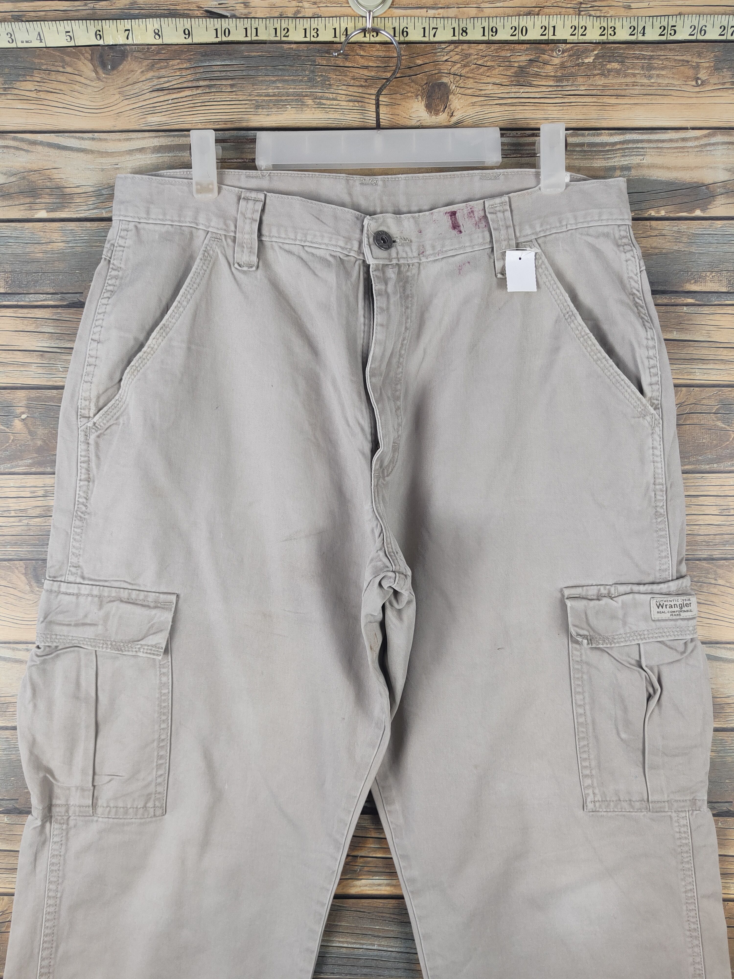 Wrangler DL Wrangler Gray Multipocket Tactical Cargo Pants #1792 Size US 34 / EU 50 - 2 Thumbnail