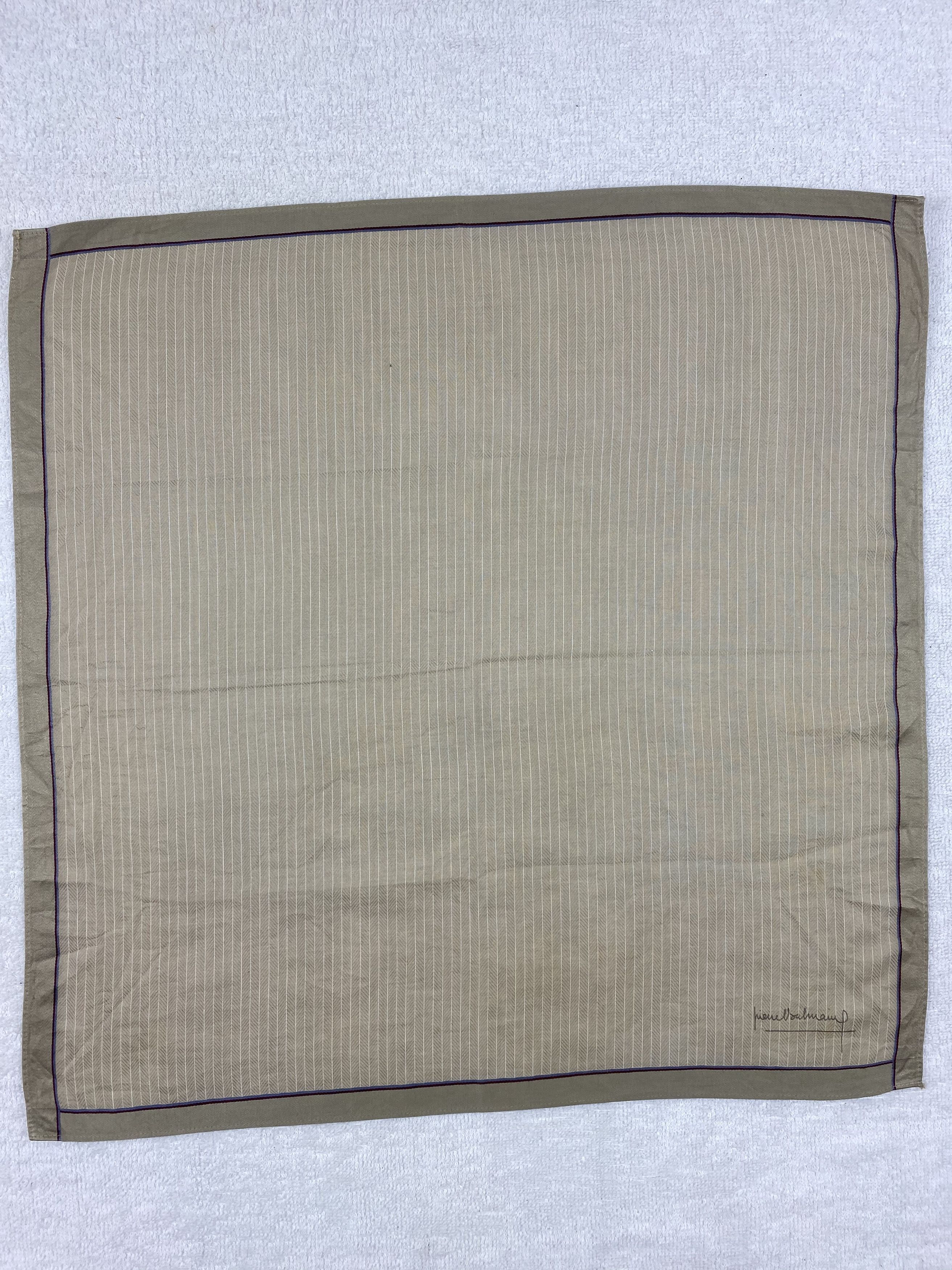 Pierre Balmain × Vintage Pierre Balmain Handkerchief / Bandana / Neckerchief Size ONE SIZE - 3 Thumbnail