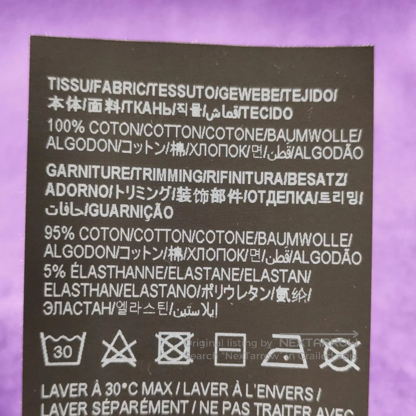 Saint Laurent Paris Saint Laurent Purple Crewneck Sweatshirt XS. Size XS / US 0-2 / IT 36-38 - 9 Thumbnail