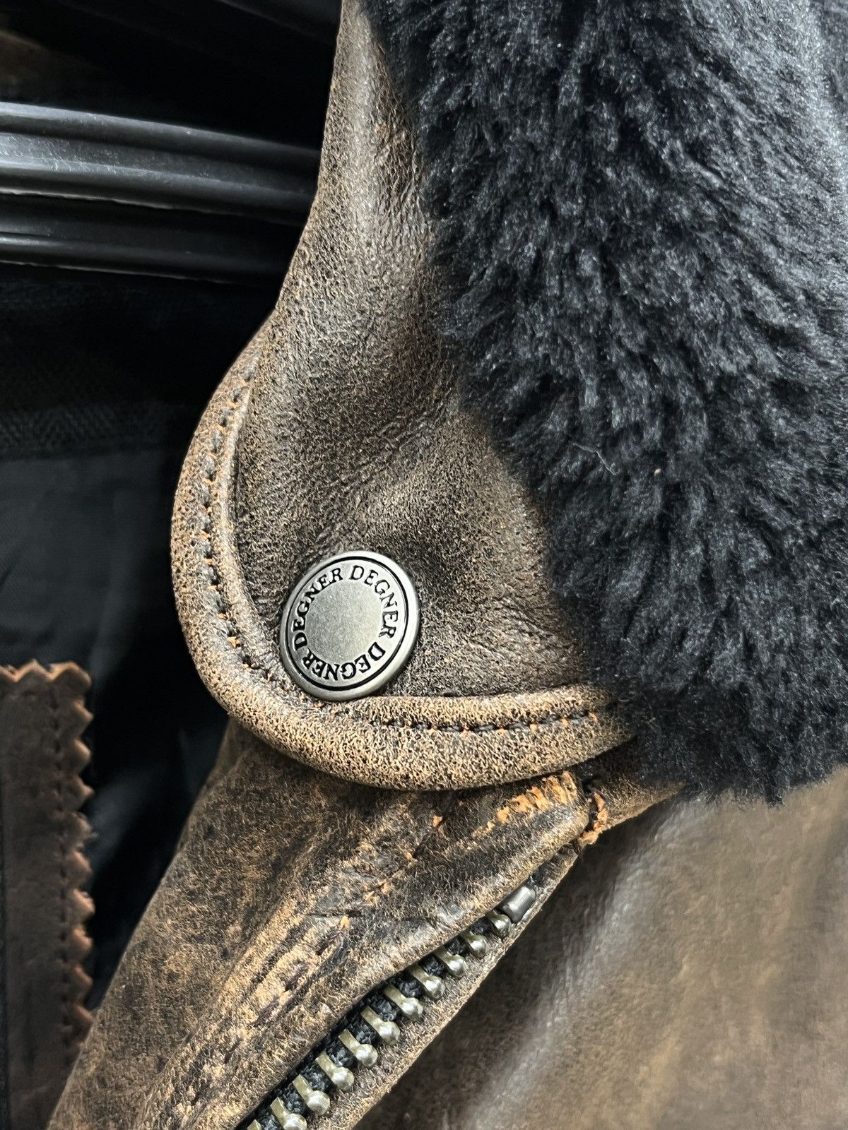 Genuine Leather 🔥🔥🔥ARCHIVE THE DEGNER CLASSIC BRAND LEATHER JACKET Size US M / EU 48-50 / 2 - 17 Thumbnail