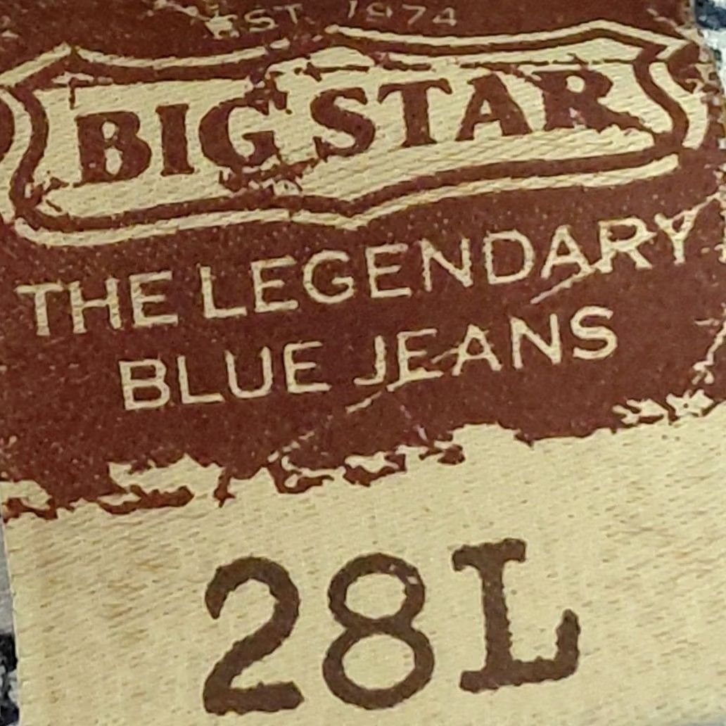 Vintage BIG STAR Sweet Boot Low-Rise Blue Denim Lucky Brand Jeans Women Size 28L Size 28" / US 6 / IT 42 - 7 Thumbnail