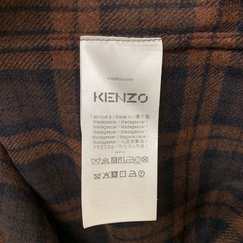 Kenzo Kenzo Long plaid trench coat Size XS / US 0-2 / IT 36-38 - 4 Thumbnail