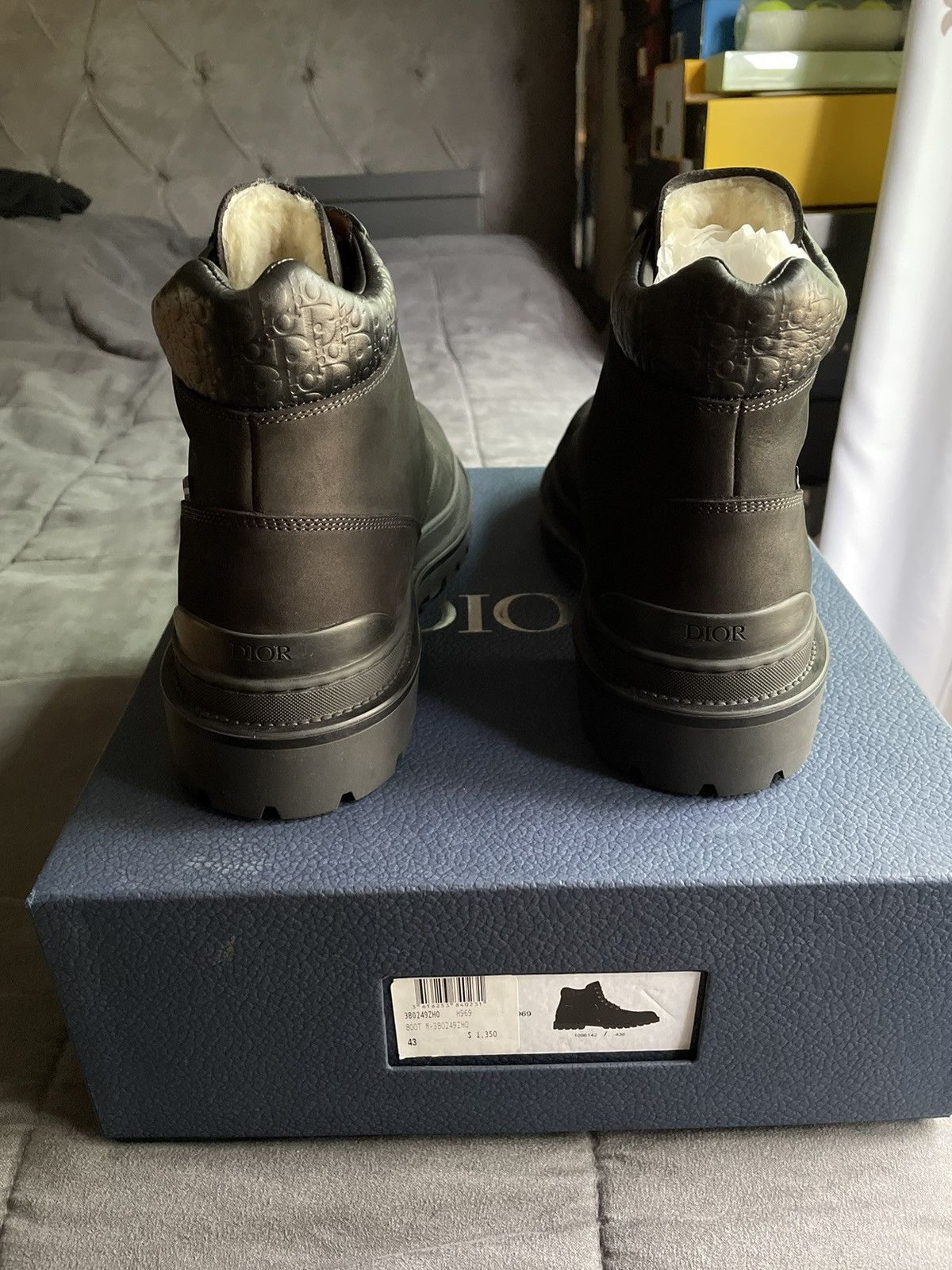 Dior Dior Oblique Black Nubuck Boots Size US 10 / EU 43 - 6 Thumbnail