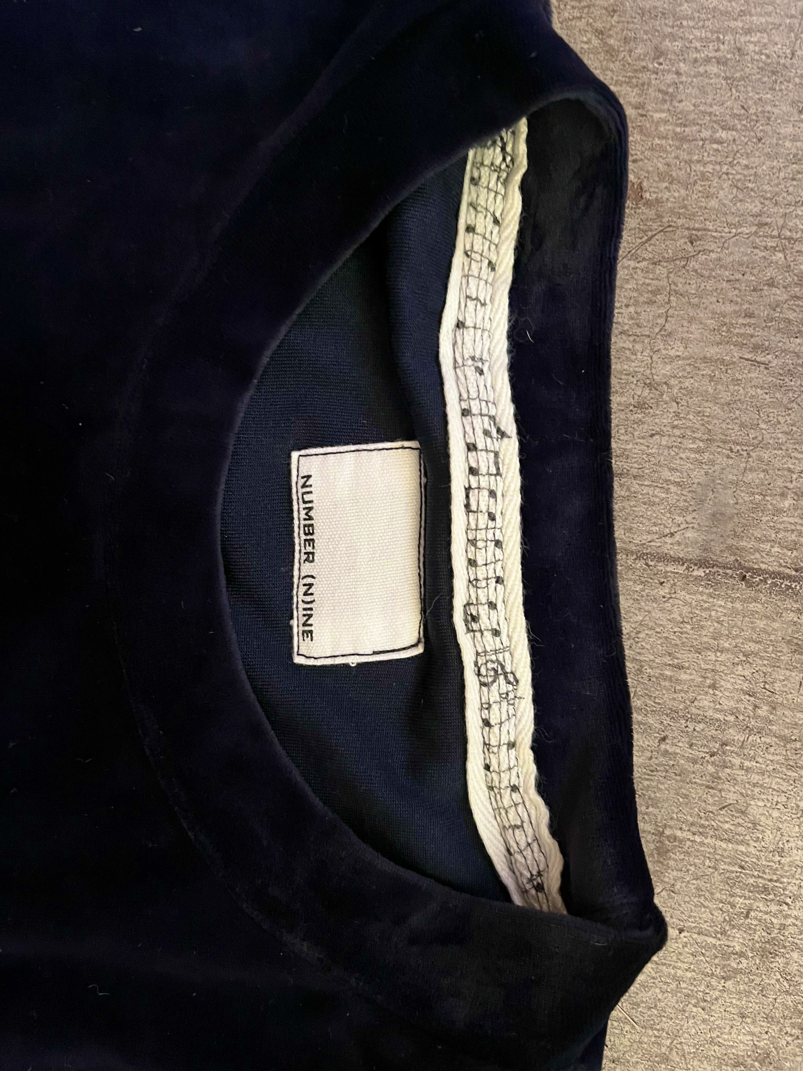 Japanese Brand Number (N)ine Velvet Long Sleeve Size US M / EU 48-50 / 2 - 2 Thumbnail