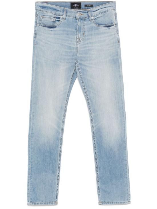 7 For All Mankind 7 FOR ALL MANKIND Men Denim Pants JSMS83L0LE 7F00 Black Size US 32 / EU 48 - 1 Thumbnail
