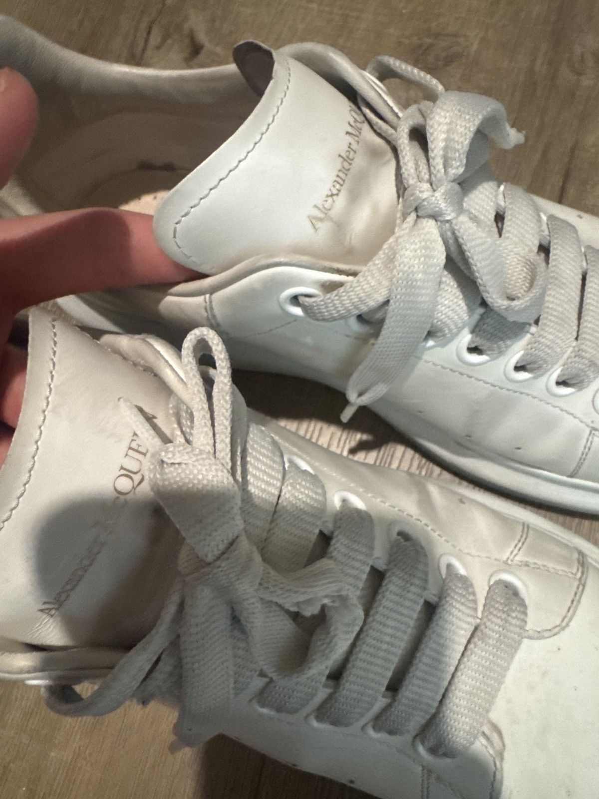 Alexander McQueen Alexander McQueen Oversized Sneakers (all white) Size US 9 / EU 42 - 4 Thumbnail