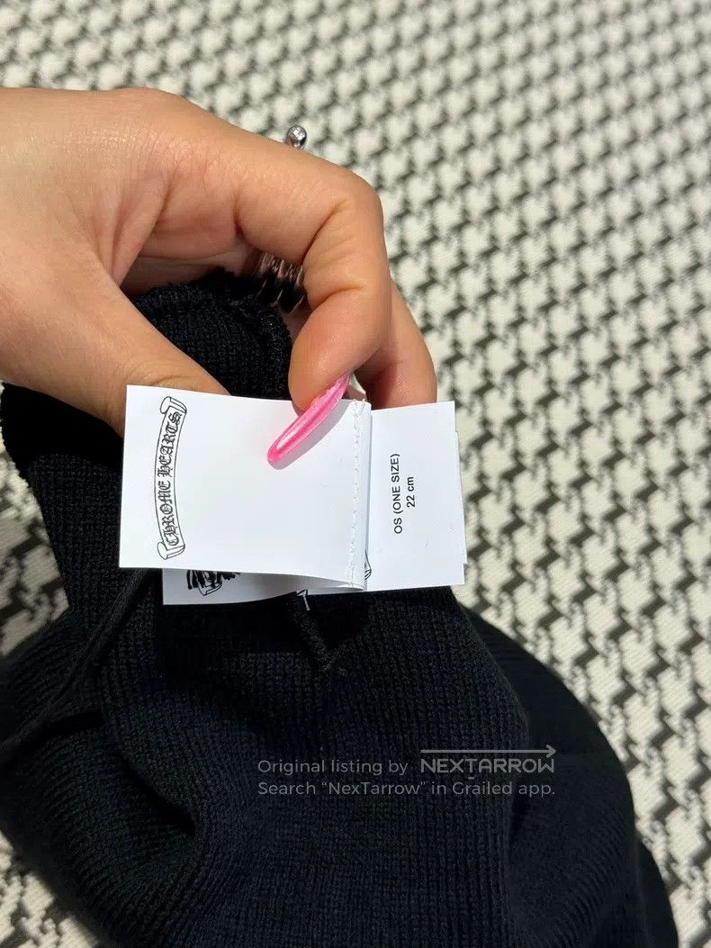 Chrome Hearts CHROME HEARTS Size OS Black letter Sanskrit embroidered col Size ONE SIZE - 5 Thumbnail
