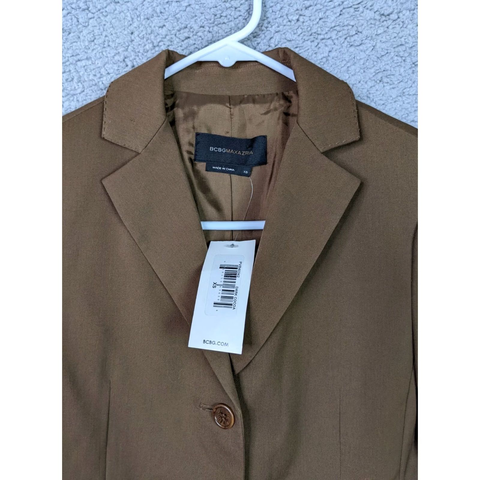 Bcbgmaxazria BCBGMAXAZRIA Jacket Women’s Brown Long Sleeve Button Sz XS NEW Size XS / US 0-2 / IT 36-38 - 3 Thumbnail