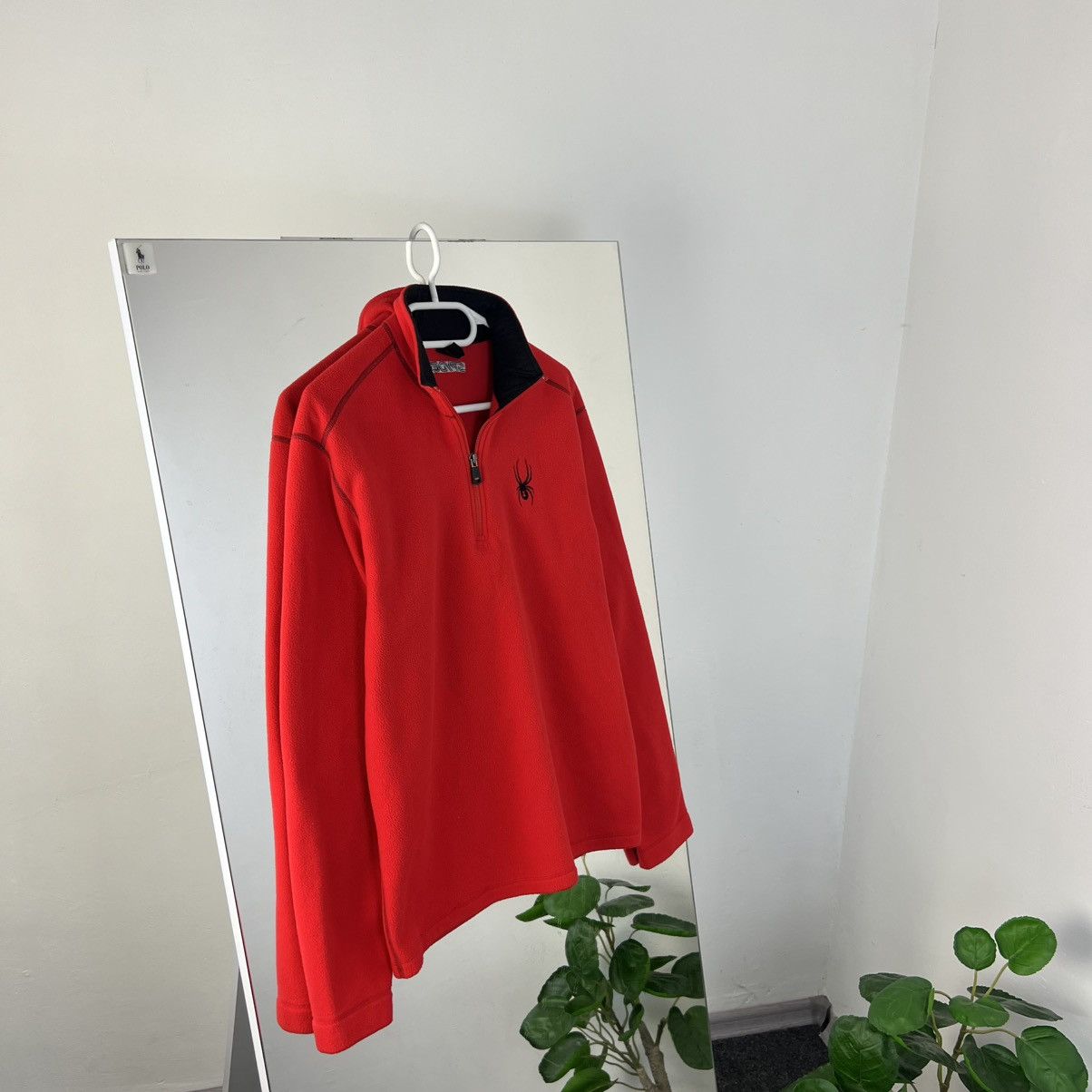 Spyder Vintage Y2K Spyder Mini Logo 1/4 Zip Up Fleece Sweatshirt Size US L / EU 52-54 / 3 - 1 Thumbnail