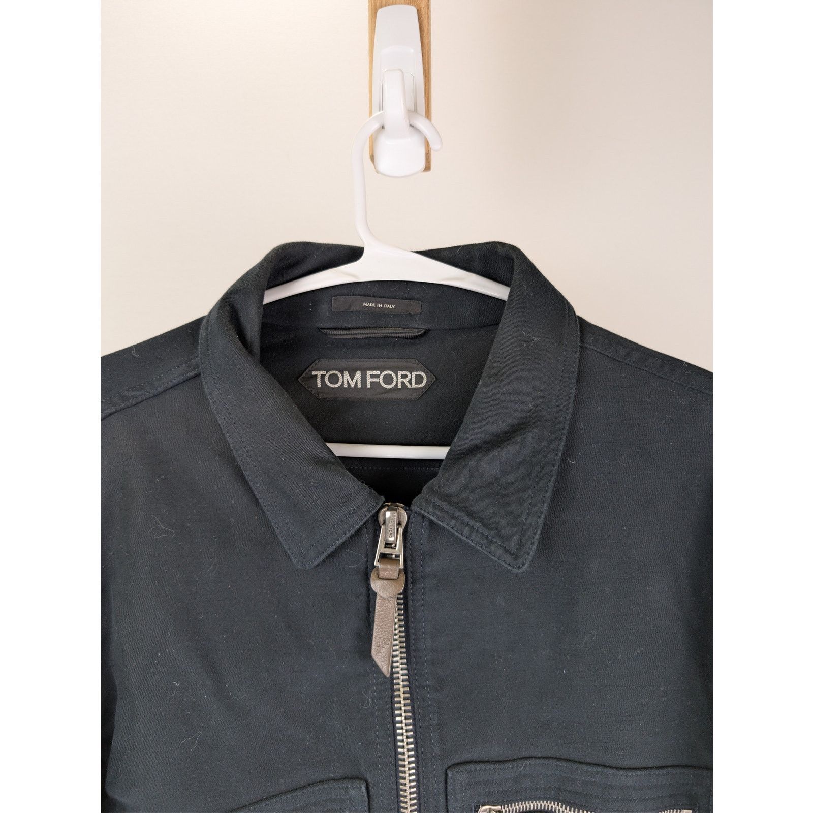 Tom Ford o1rshd1 CC20 Zip-up Jacket in Navy Blue Size US M / EU 48-50 / 2 - 7 Thumbnail