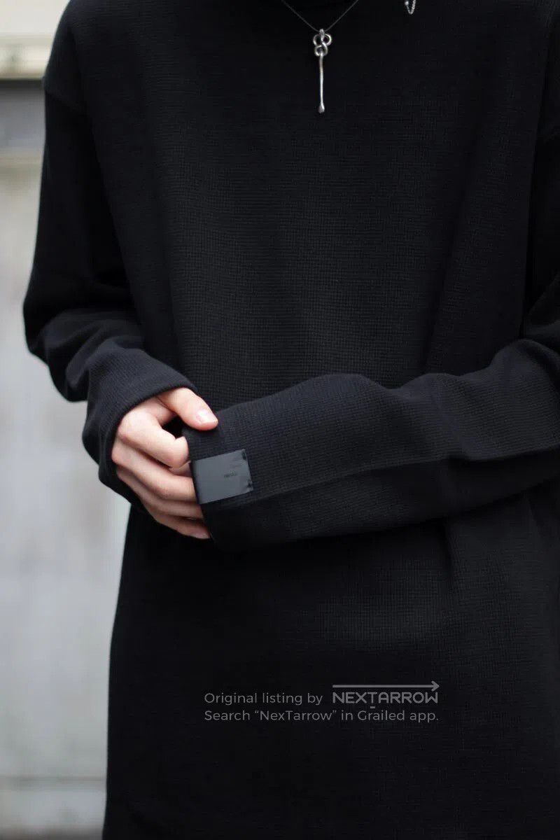 N.Hoolywood N.HOOLYWOOD Waffle-style high-neck long-sleeve shirt| Size US M / EU 48-50 / 2 - 4 Thumbnail