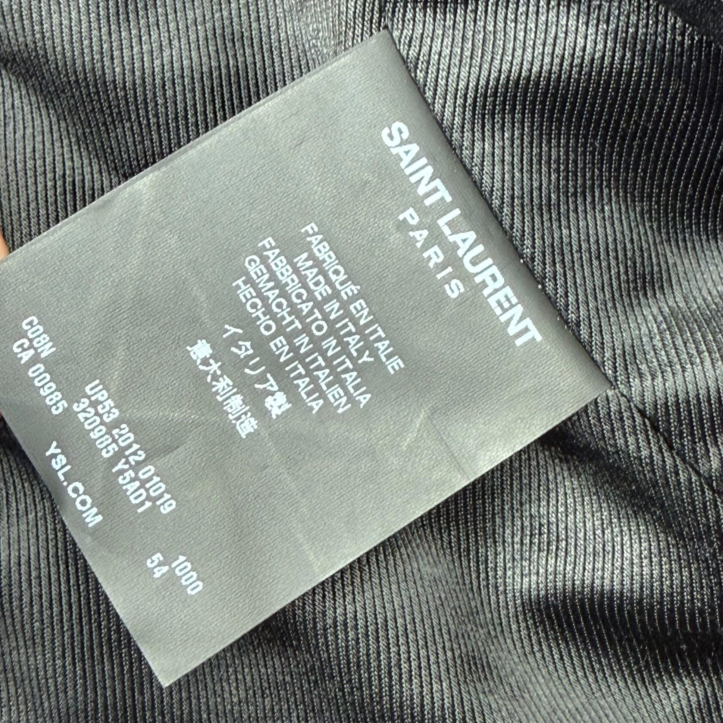 Other Saint Laurent Cafe Racer Leather Biker Jacket 54 (M) Size US M / EU 48-50 / 2 - 7 Thumbnail