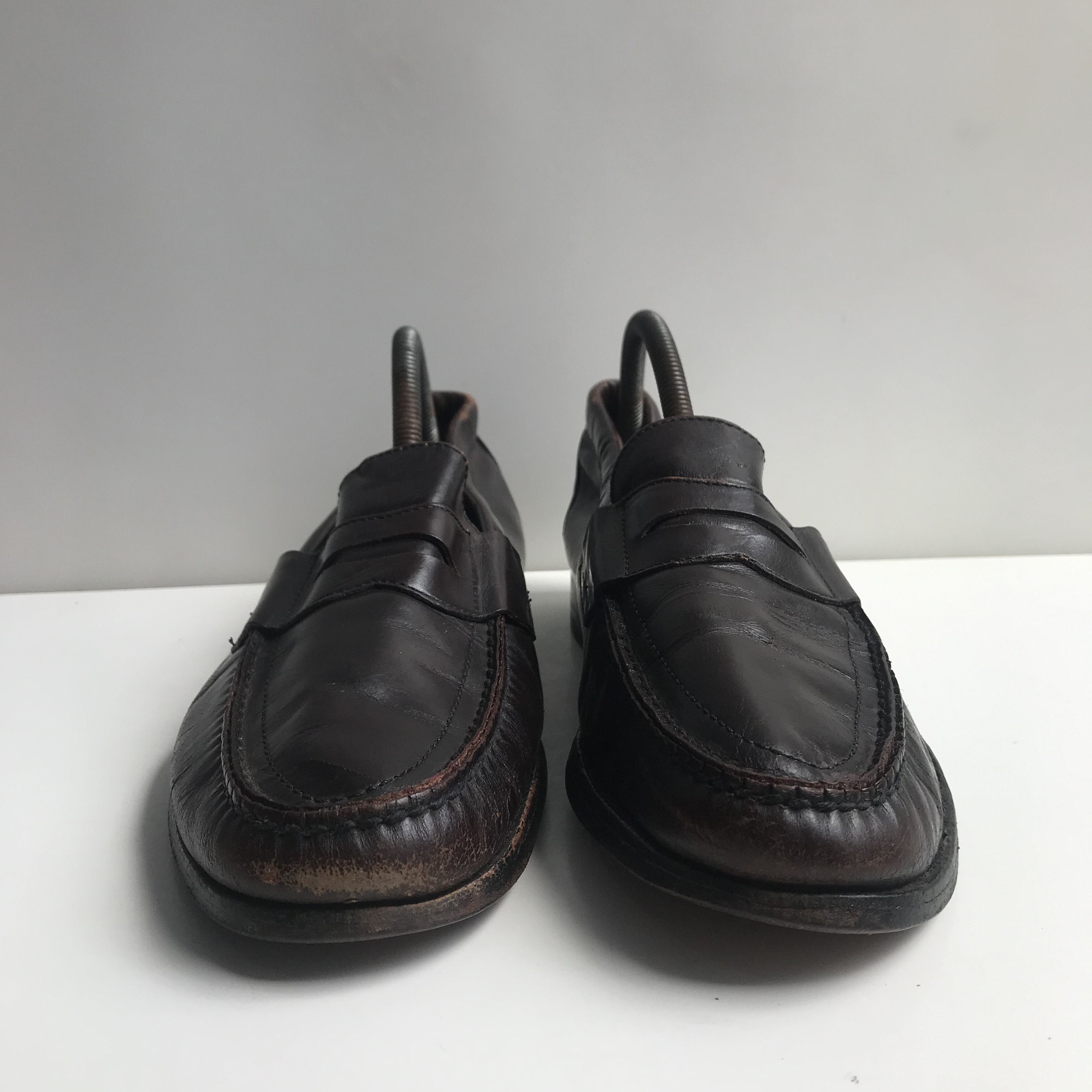 Bass × G.H. Bass & Co. × Vintage Vintage GH Bass Weejuns Penny Loafer Wine Walton brunell Size US 9 / EU 42 - 2 Thumbnail