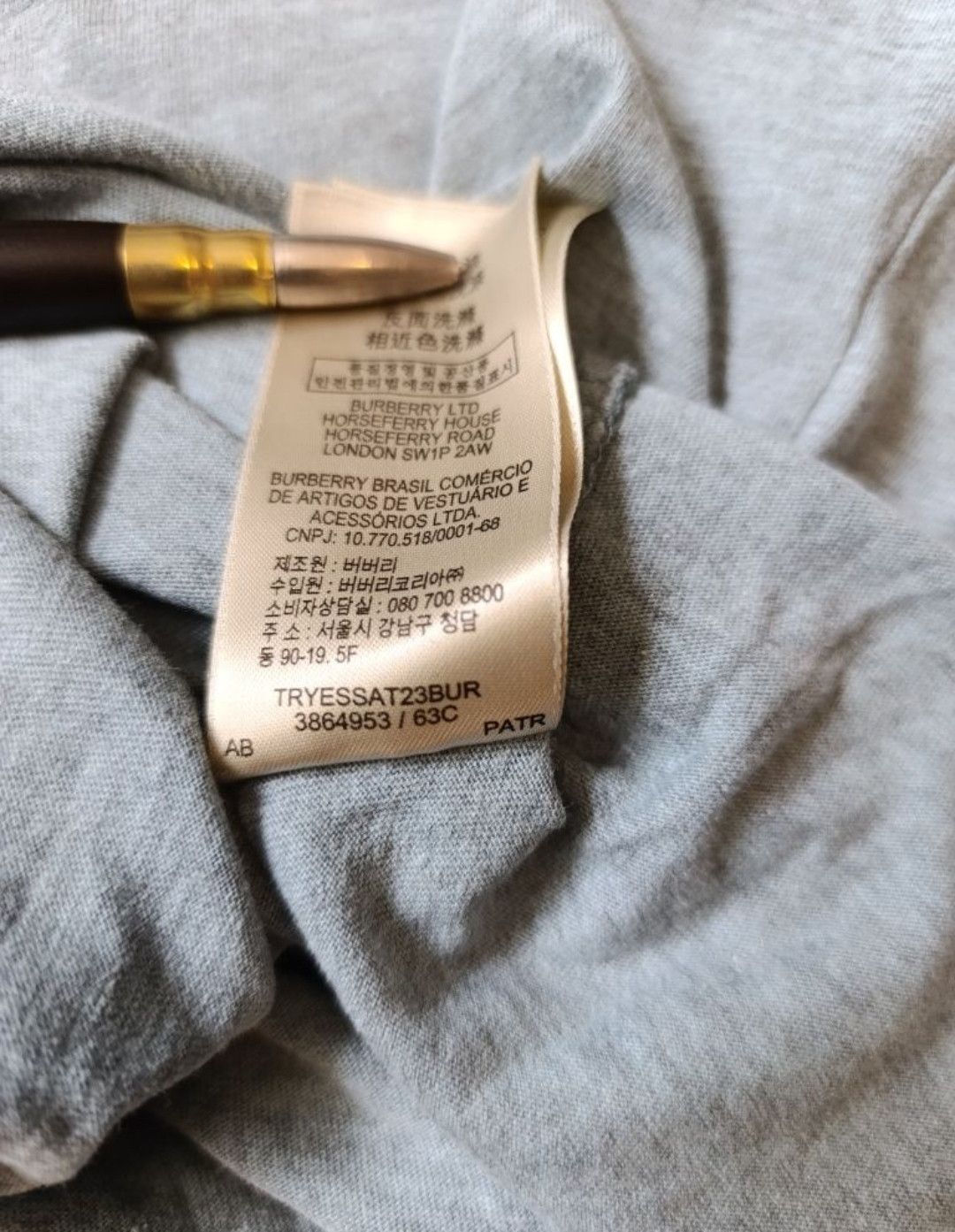 Burberry Burberry t-shirt Size US S / EU 44-46 / 1 - 2 Thumbnail