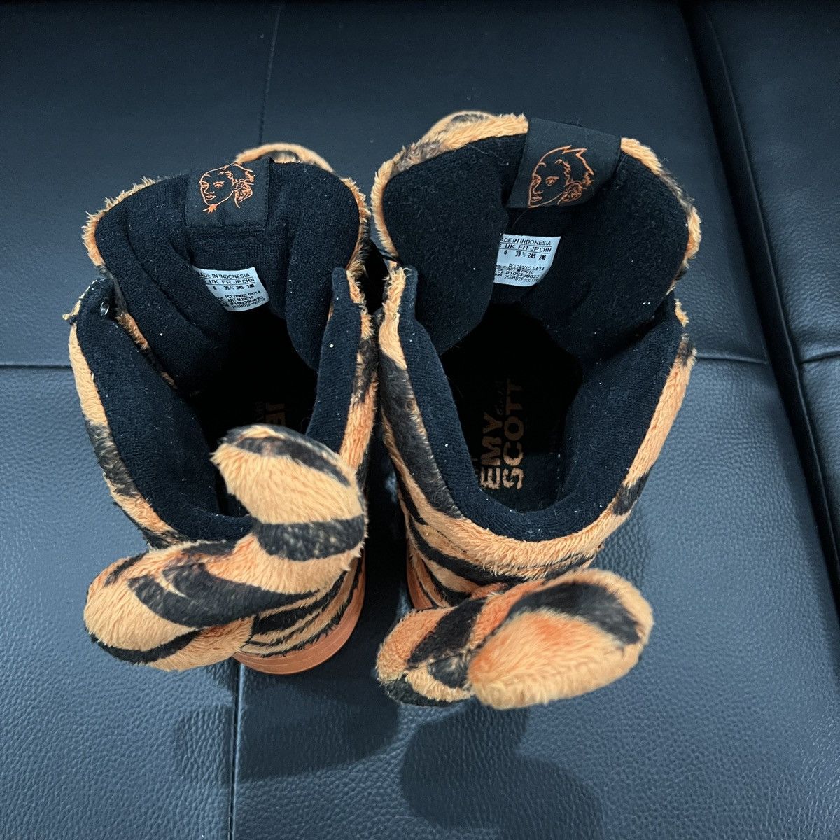 Jeremy Scott Adidas by Jeremy Scott FW14 Tiger Print Tail Sneakers Size US 6.5 / IT 36.5 - 12 Thumbnail