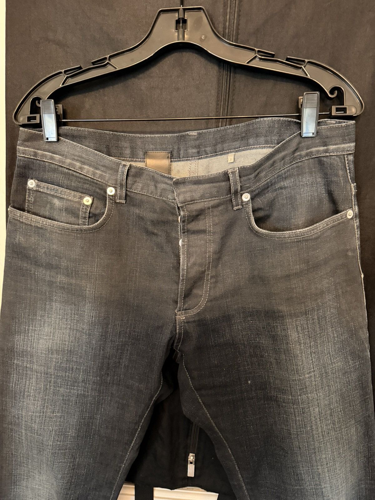 Dior Dior Homme Coated Blue Denim. Jakes Size US 31 - 2 Thumbnail