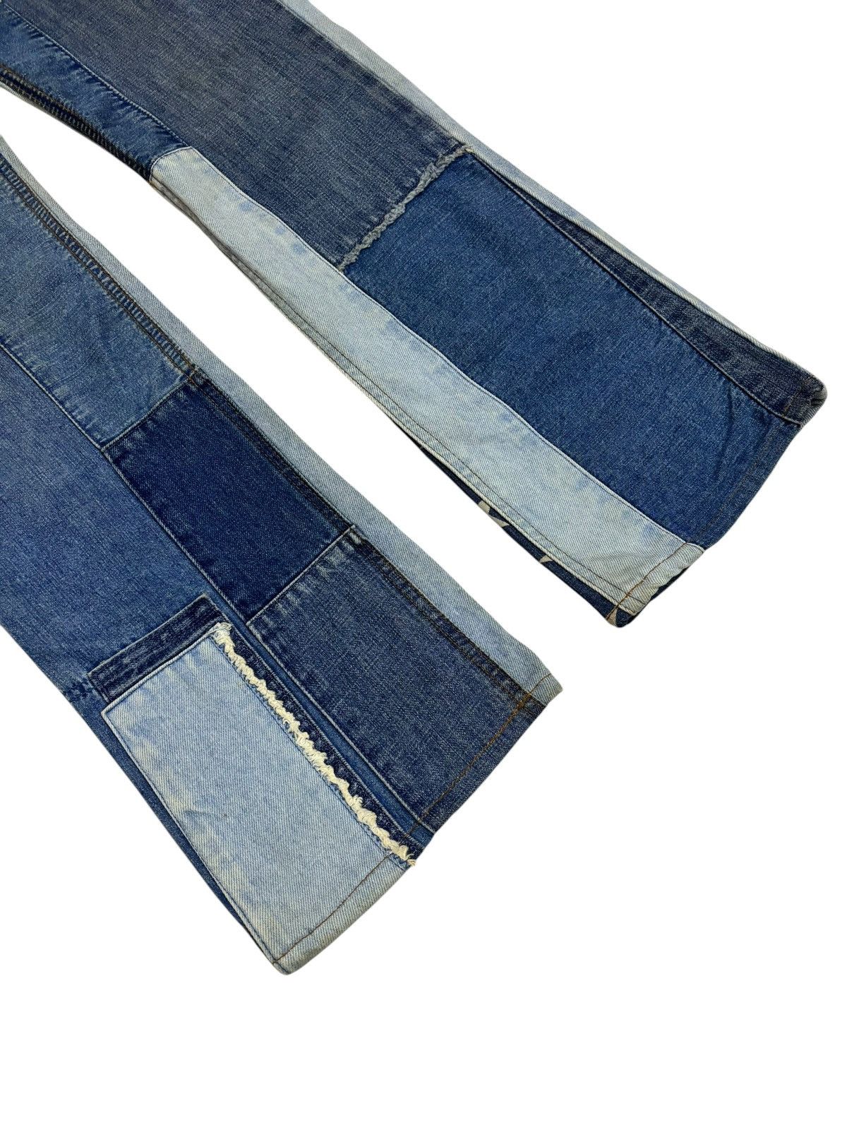 Beauty Beast Kinky Jeans Hysteric Glamour Patchwork Flared Jeans Size US 29 - 7 Thumbnail