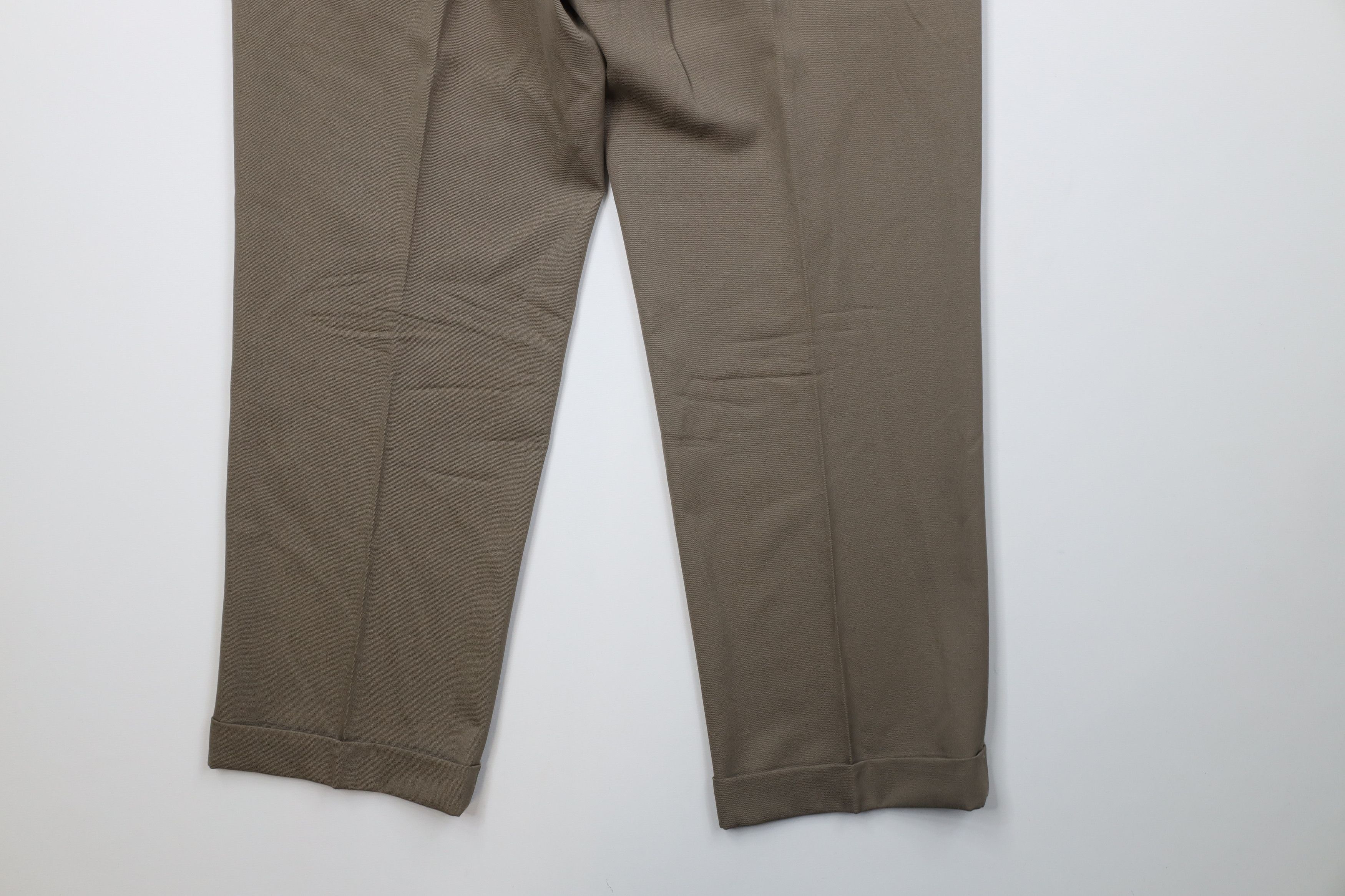 Brooks Brothers Vintage Brooks Brothers Madison Wool Knit Chino Pants Beige Size US 36 / EU 52 - 11 Thumbnail