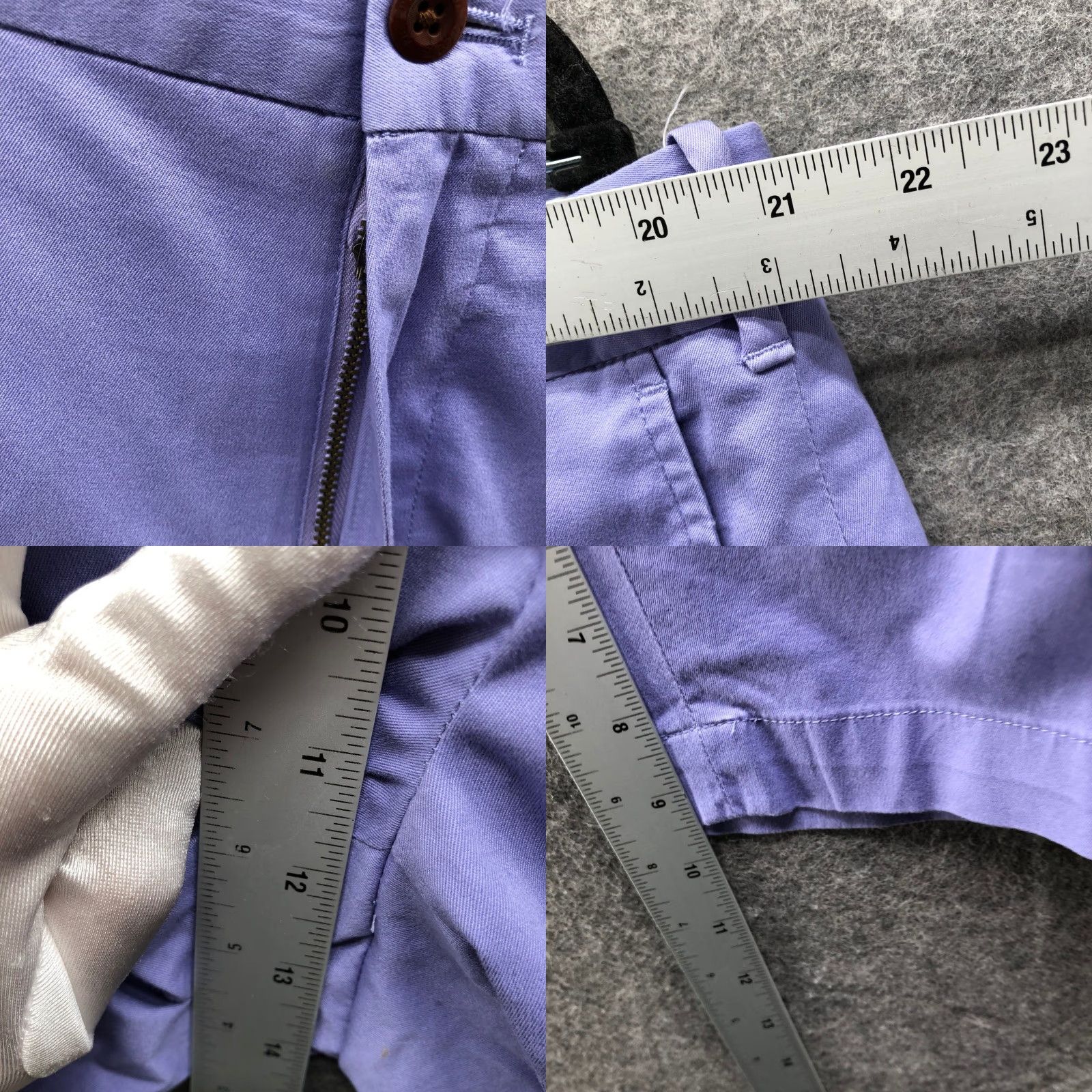 Polo Ralph Lauren VINTAGE Polo Ralph Lauren Golf Chino Shorts Mens 40 Purple Crest Logo Stretch Twill 9.5 Size US XL / EU 56 / 4 - 8 Thumbnail