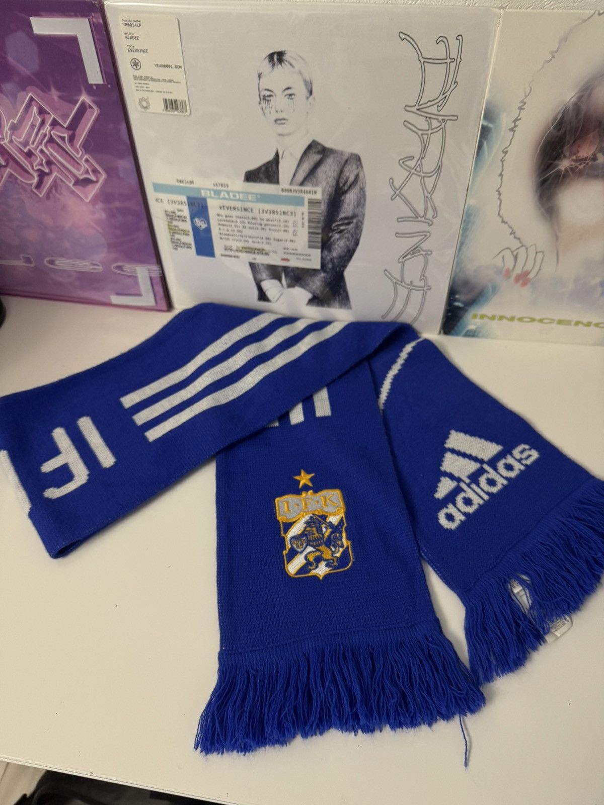 Adidas Adidas IFK Göteborg Fans Scarf Blue Classic Size ONE SIZE - 4 Thumbnail
