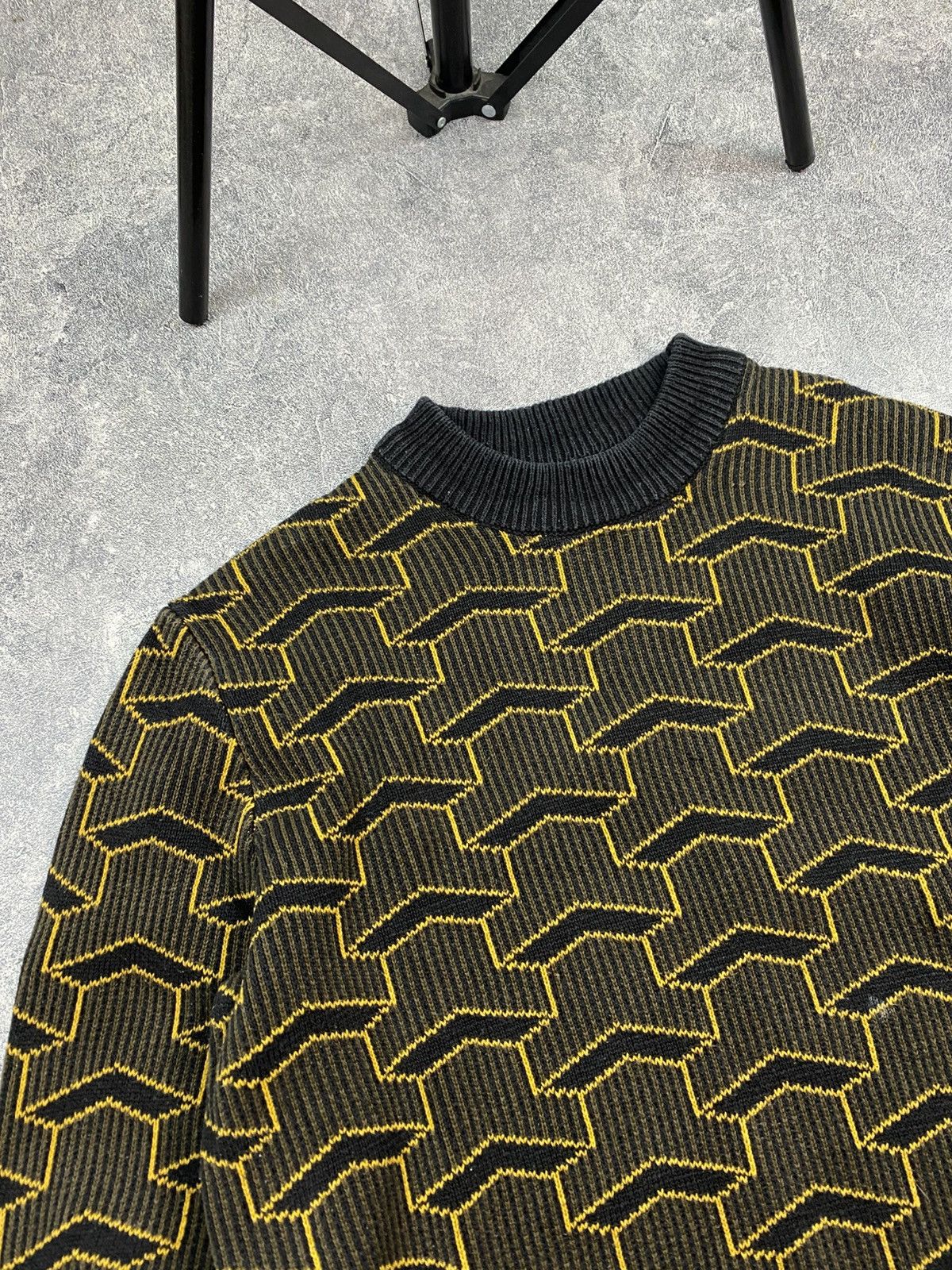 Diesel Y2K Diesel style Knit Faded Ribbed Vintage Sweater Size US M / EU 48-50 / 2 - 4 Thumbnail
