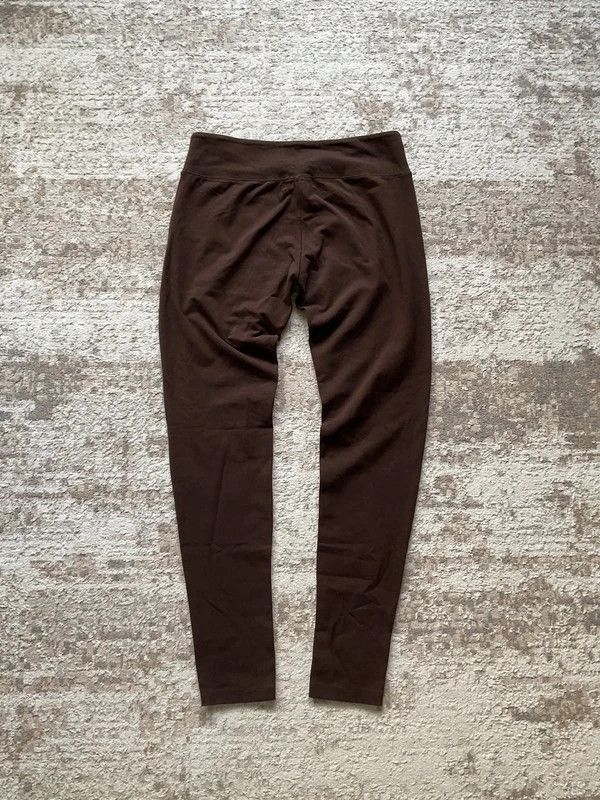 Polo Ralph Lauren Lauren Ralph Lauren Leggings 2000s Y2K Brown Coffee Rare Size 27" / US 4 / IT 40 - 2 Thumbnail