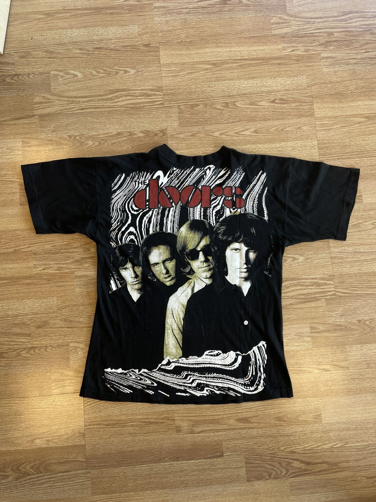 Band Tees × Vintage 90’s The Doors Jim Morrison vintage tee Size US L / EU 52-54 / 3 - 4 Thumbnail
