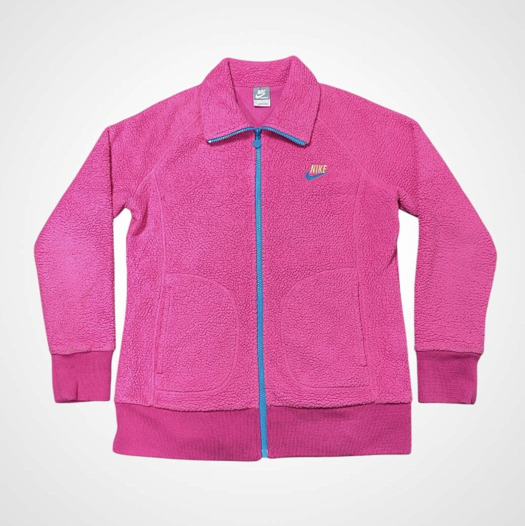 Nike × Vintage A10 Rare - Vintage Nike Zipper Fleece Jacket Size M / US 6-8 / IT 42-44 - 3 Thumbnail