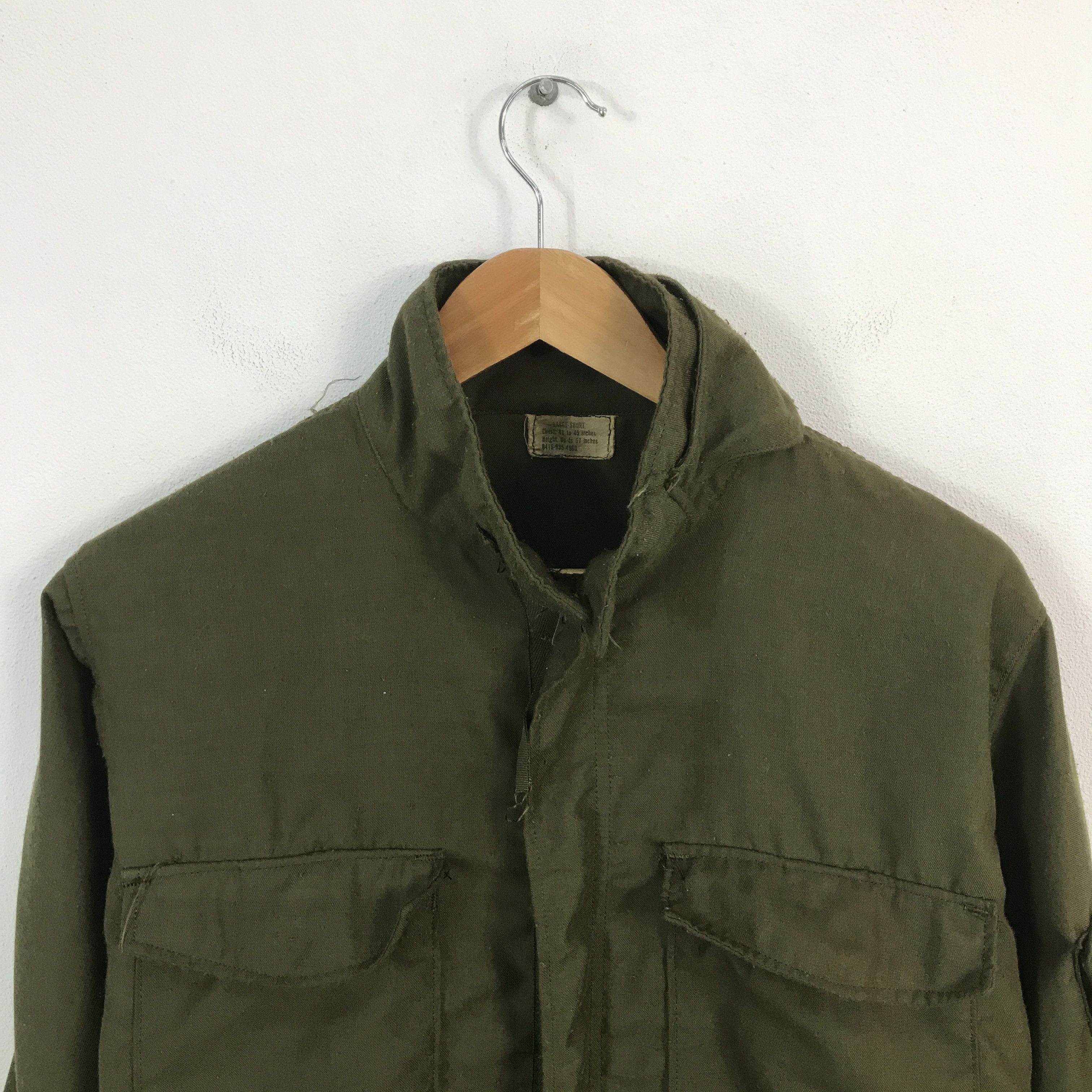 Vintage Vintage Us Army zipper jacket Dsa-100 Size US L / EU 52-54 / 3 - 2 Thumbnail