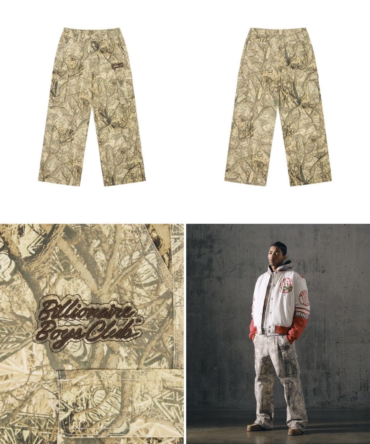 Billionaire Boys Club Distressed Cargo Parachute Pants Billionaire Boys Club Size US 29 - 7 Thumbnail